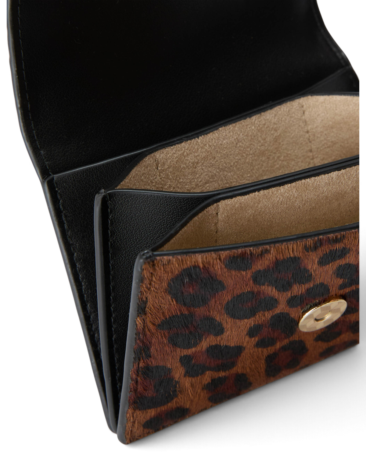 MC2 Saint Barth Portacarte Card Holder Dark Leo Brushed Leather 00 — immagine ufficiale 2