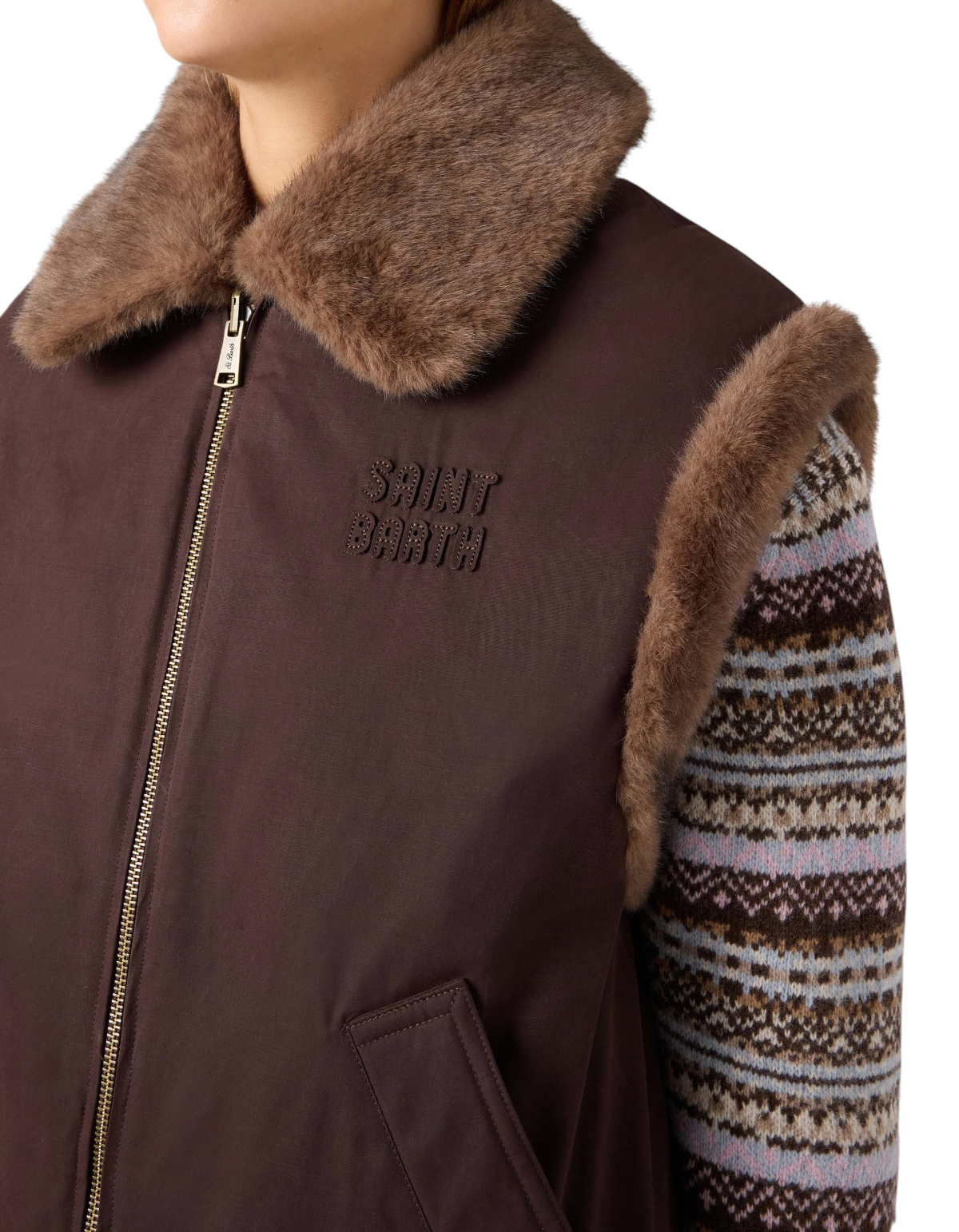 MC2 Saint Barth Gilet Hesketh Wax Fur 18D – immagine ufficiale 3