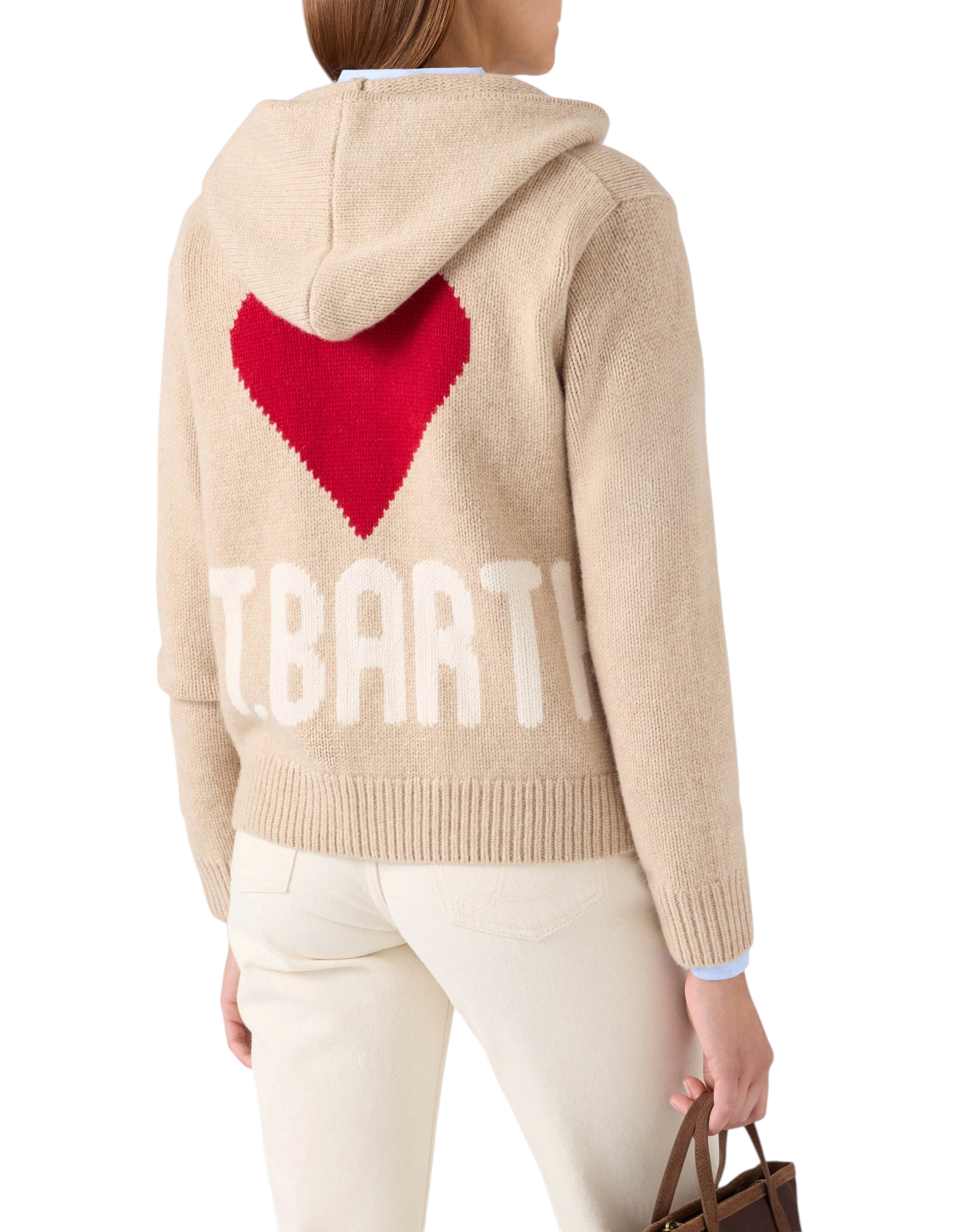 MC2 Saint Barth Kyla beige — retro con intarsio St Barth