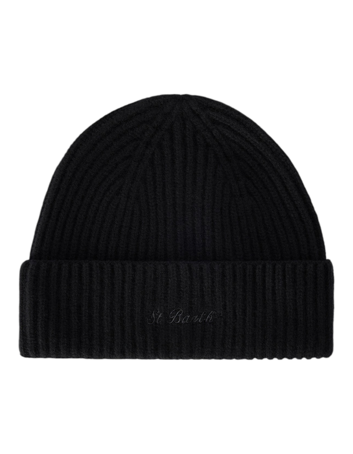 MC2 Saint Barth cuffia Moss Wool nera — fronte