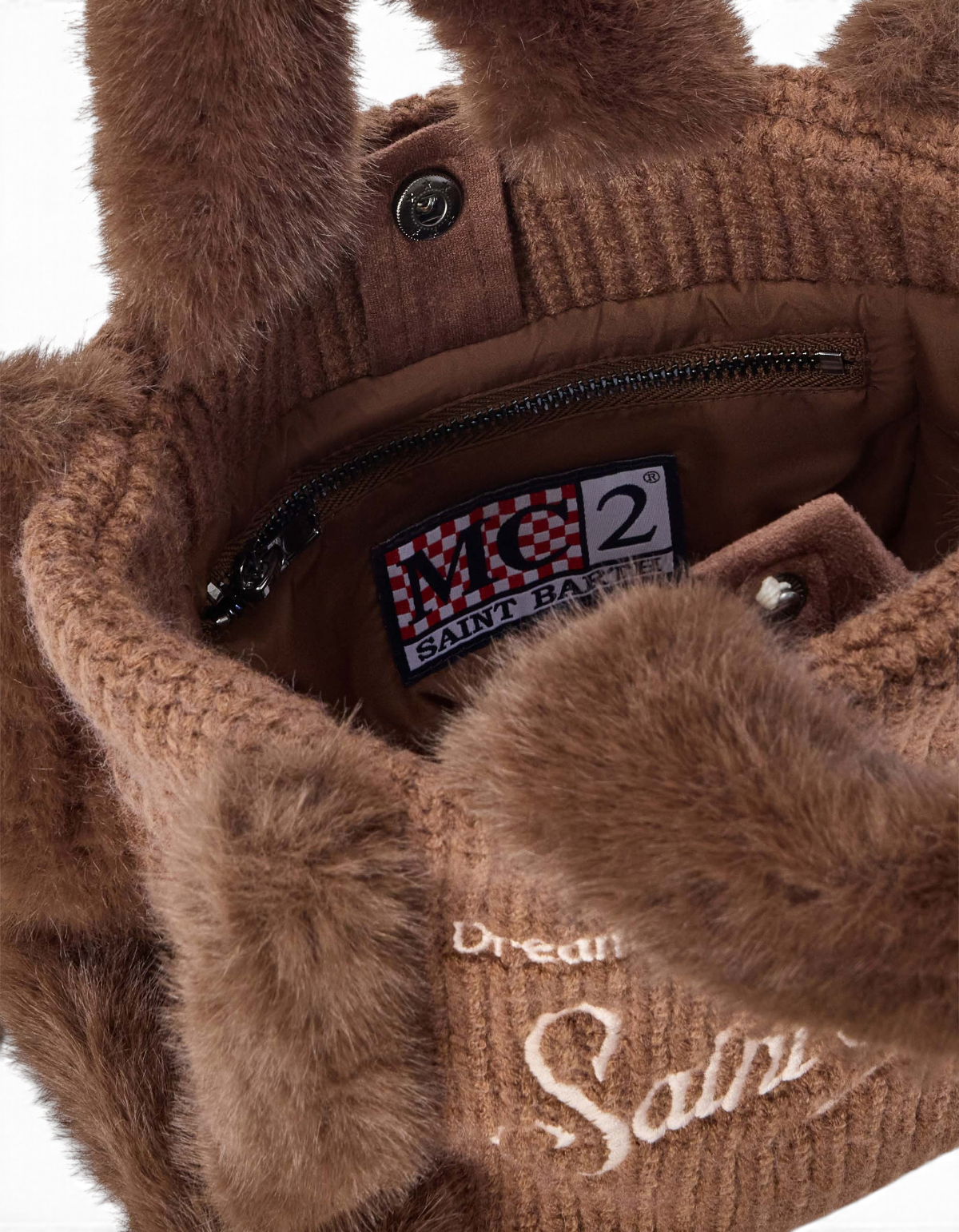Borsa mini Vanity Mini Shearling Rib Fur 18 Emb - immagine 5