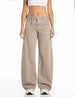 Hallebee Barrel-Fit Jeans Savannah Tan - vista F