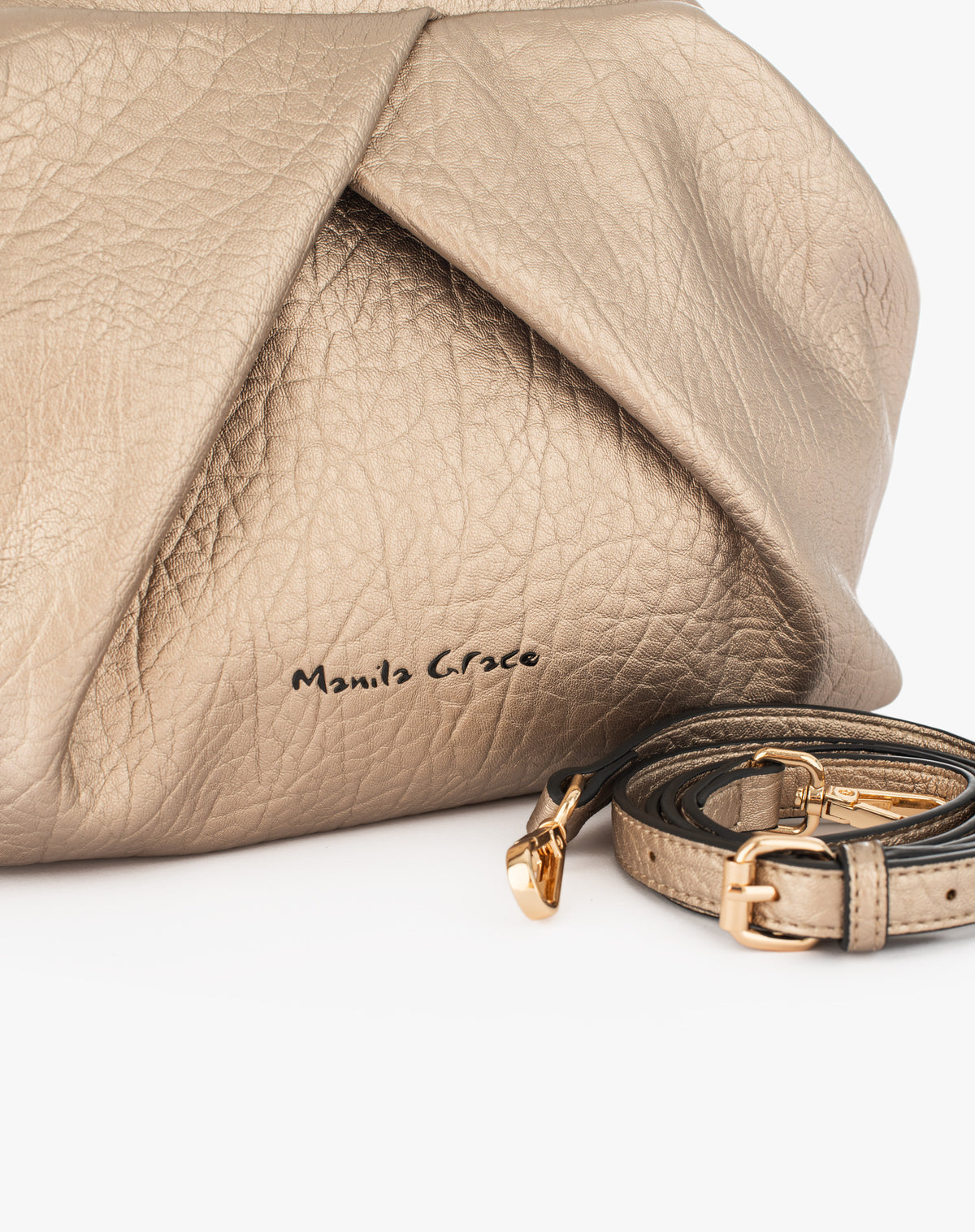 Borsa Manila Grace B823EU Oro FW26 - dettaglio