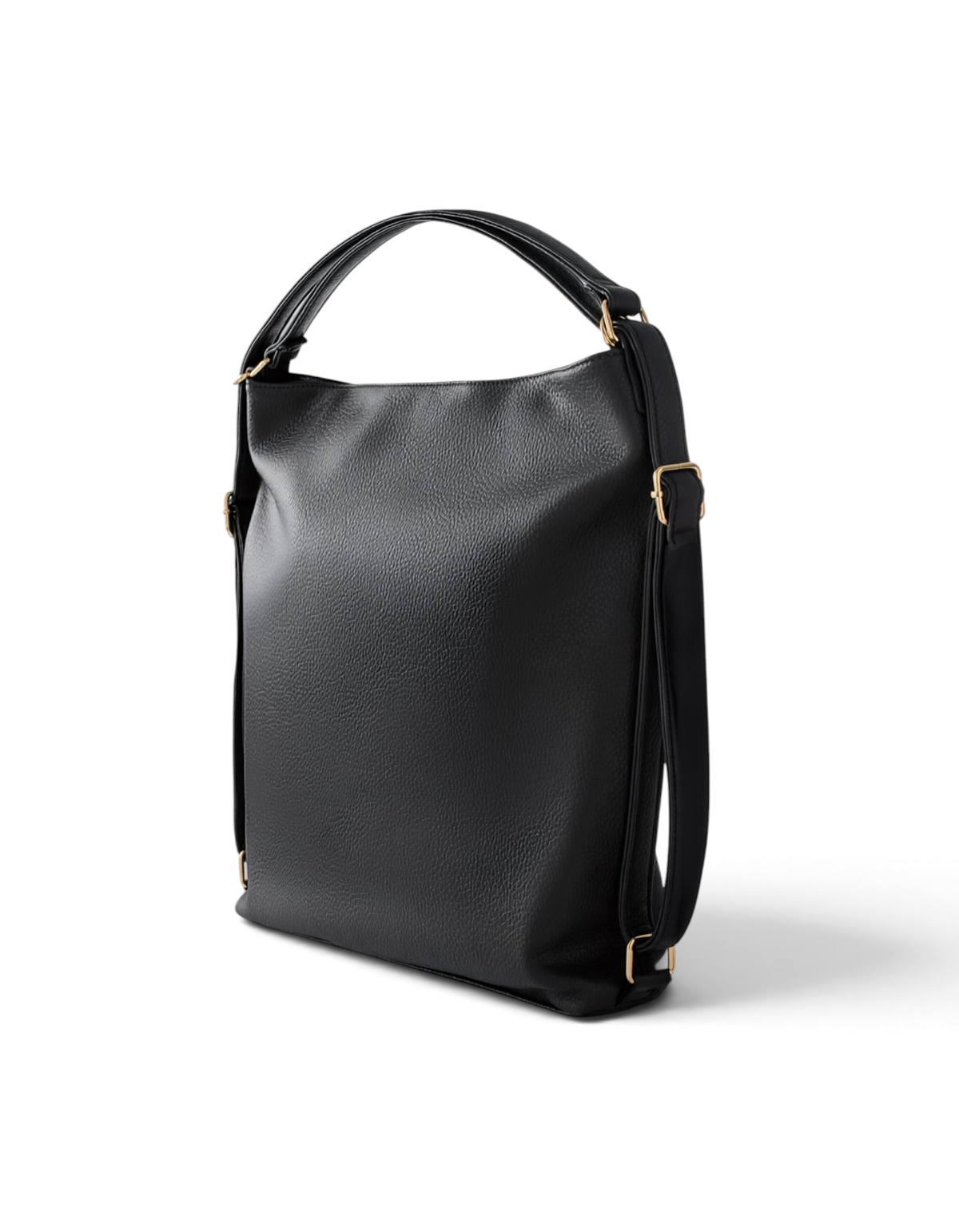 Zaino Trasformabile in Eco Pelle Nero Manila Grace - immagine 3