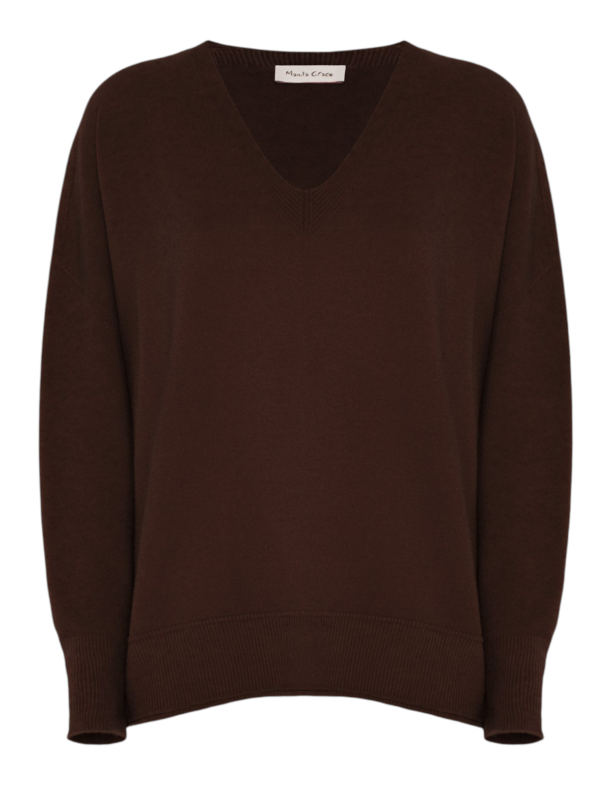 Maglione con Scollo a V Potting Soil Manila Grace - immagine 1