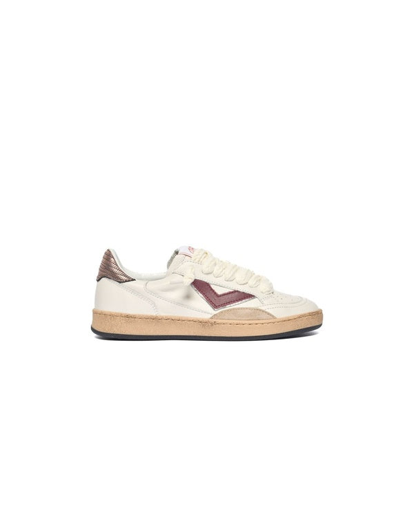 4B12 Play New D-2026 White/Bordeaux – Sneakers Donna