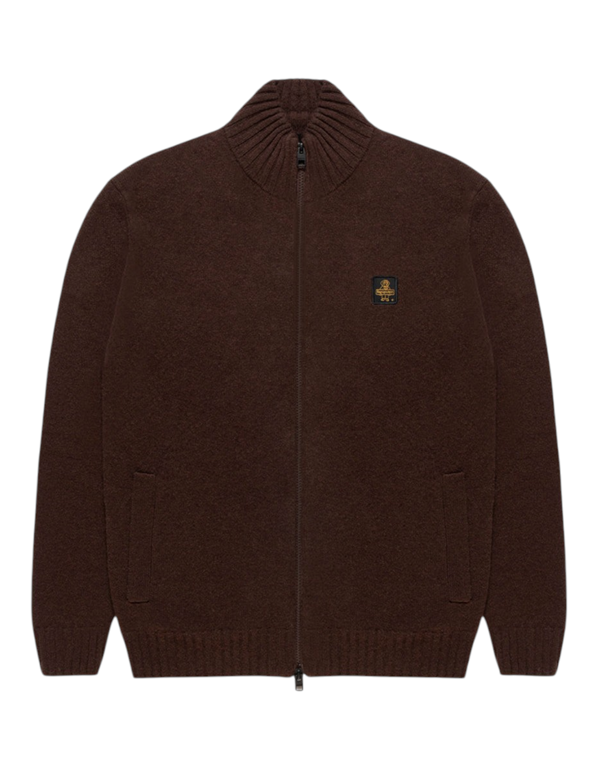 RefrigiWear Maglione con Zip Spencer Coffee - vista principale