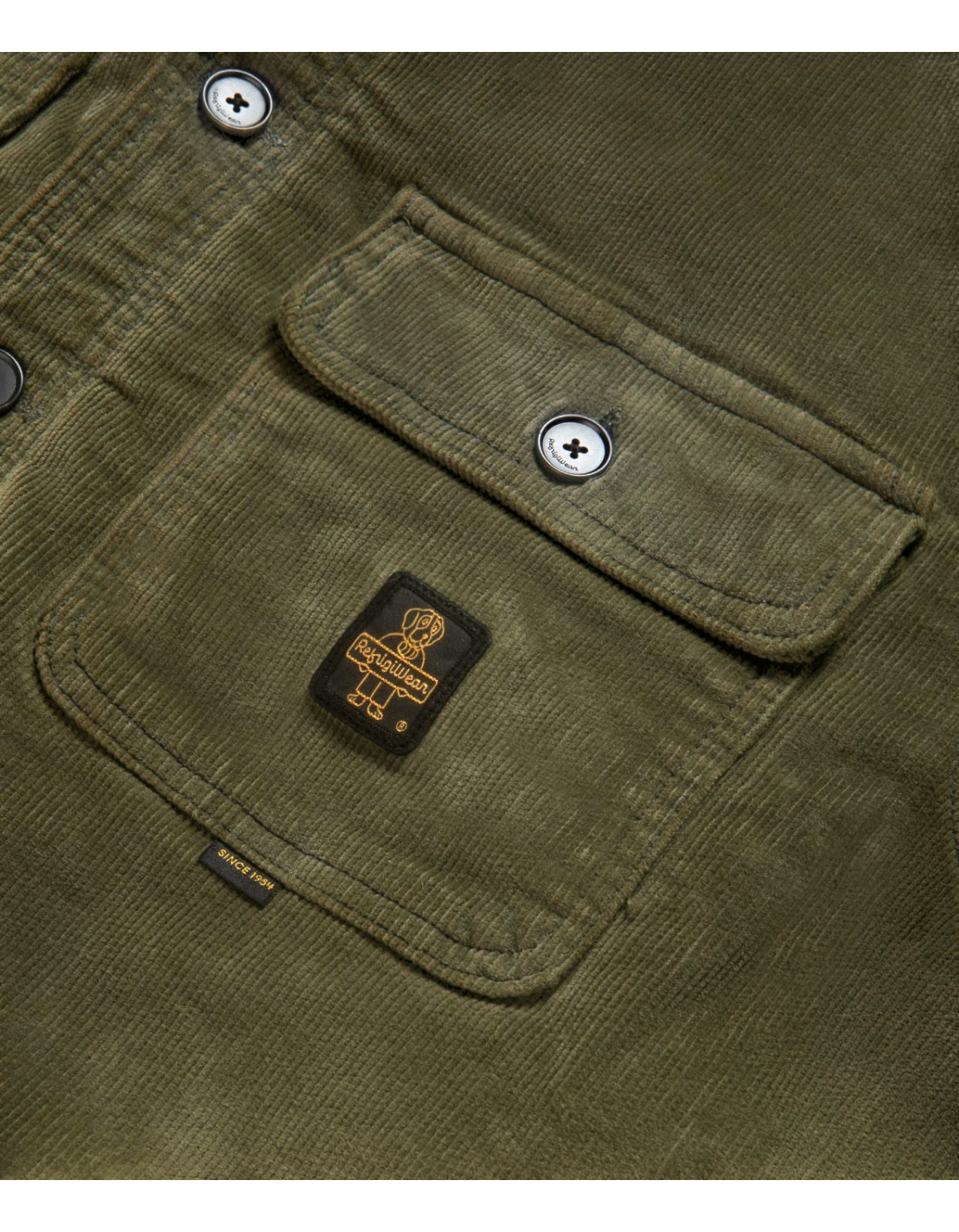 RefrigiWear Overshirt in Velluto Jungle Forest - foto ufficiale 5