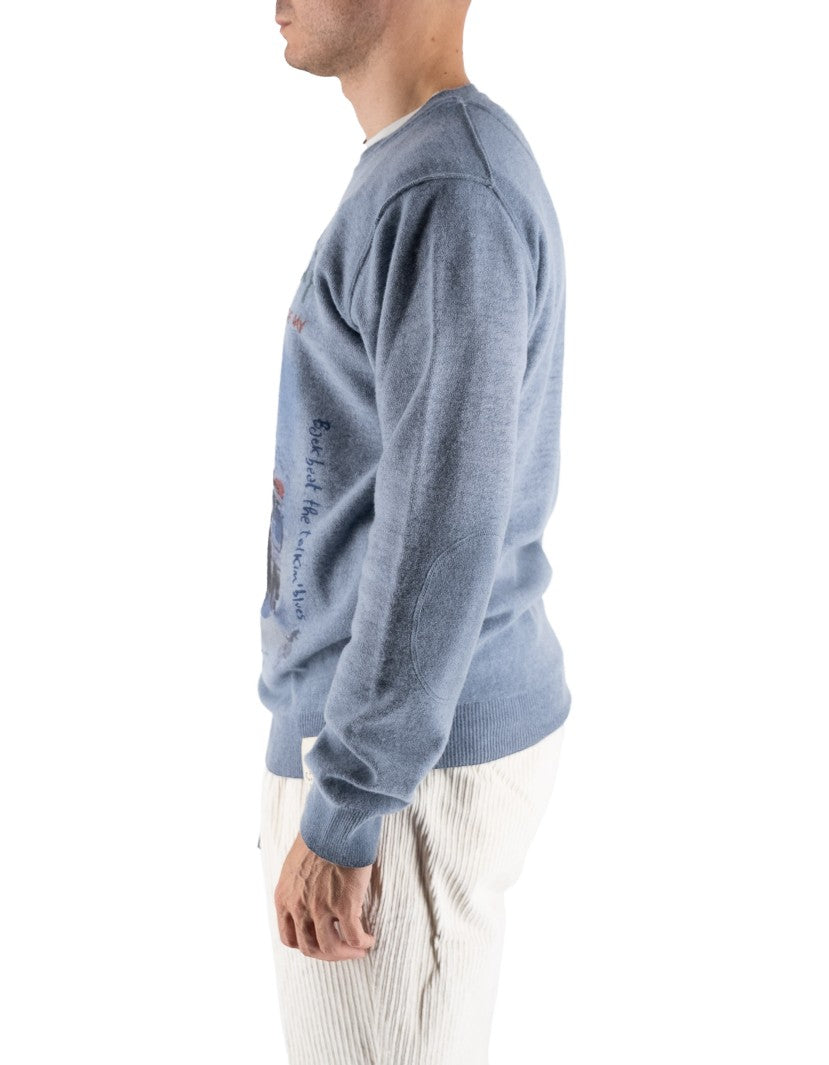 Bob Maglia Girocollo Stampata Reversibile – dettaglio prodotto 5 – Master SKU BOB_A26BRISTOL_PRINT69_BLU
