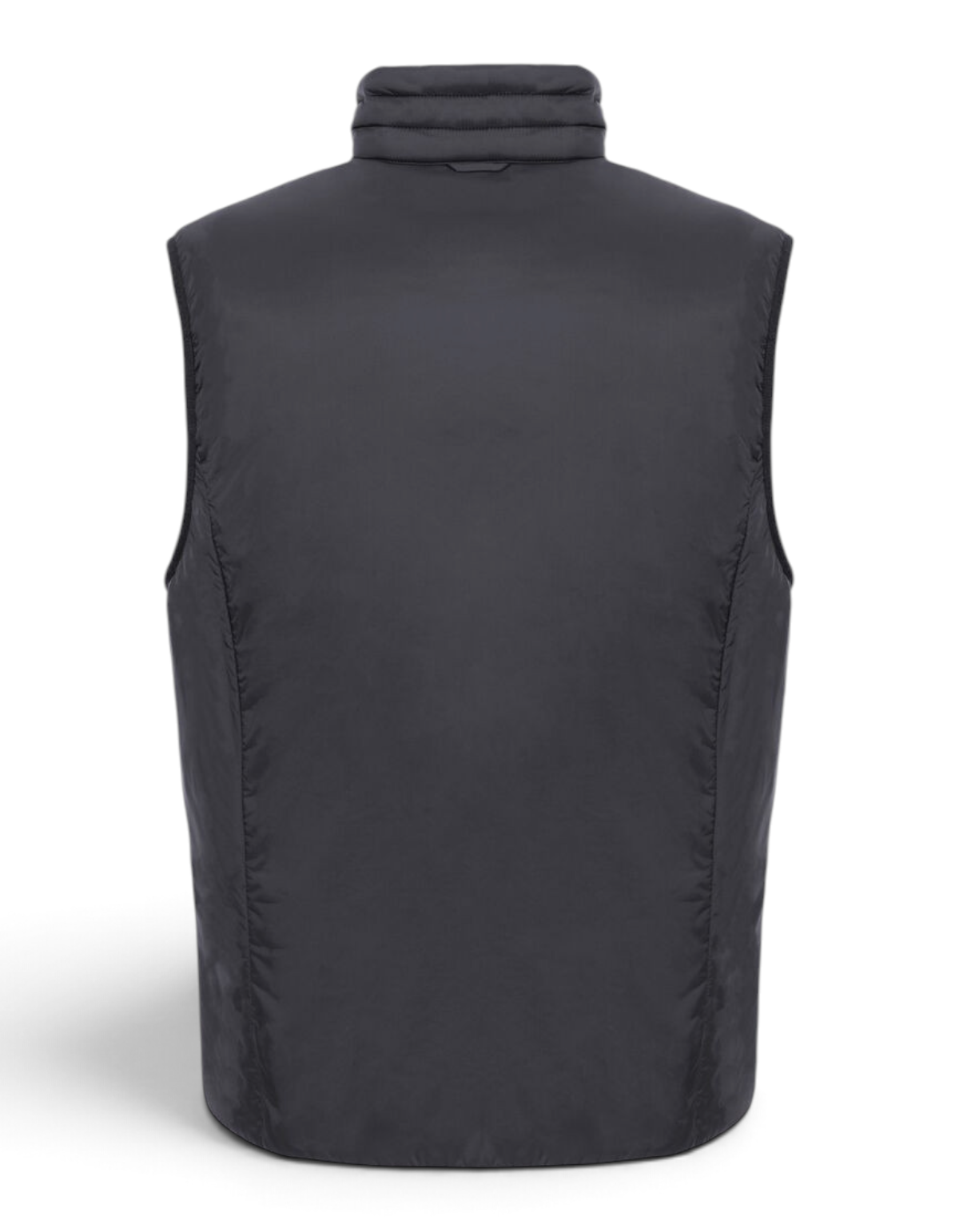 Colmar Originals Gilet ultra leggero nero, indossato, vista laterale