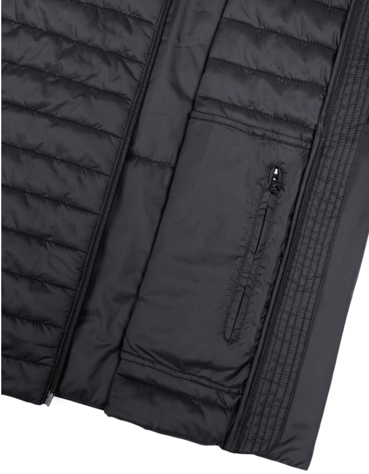 Colmar Originals Gilet ultra leggero nero, indossato, vista posteriore