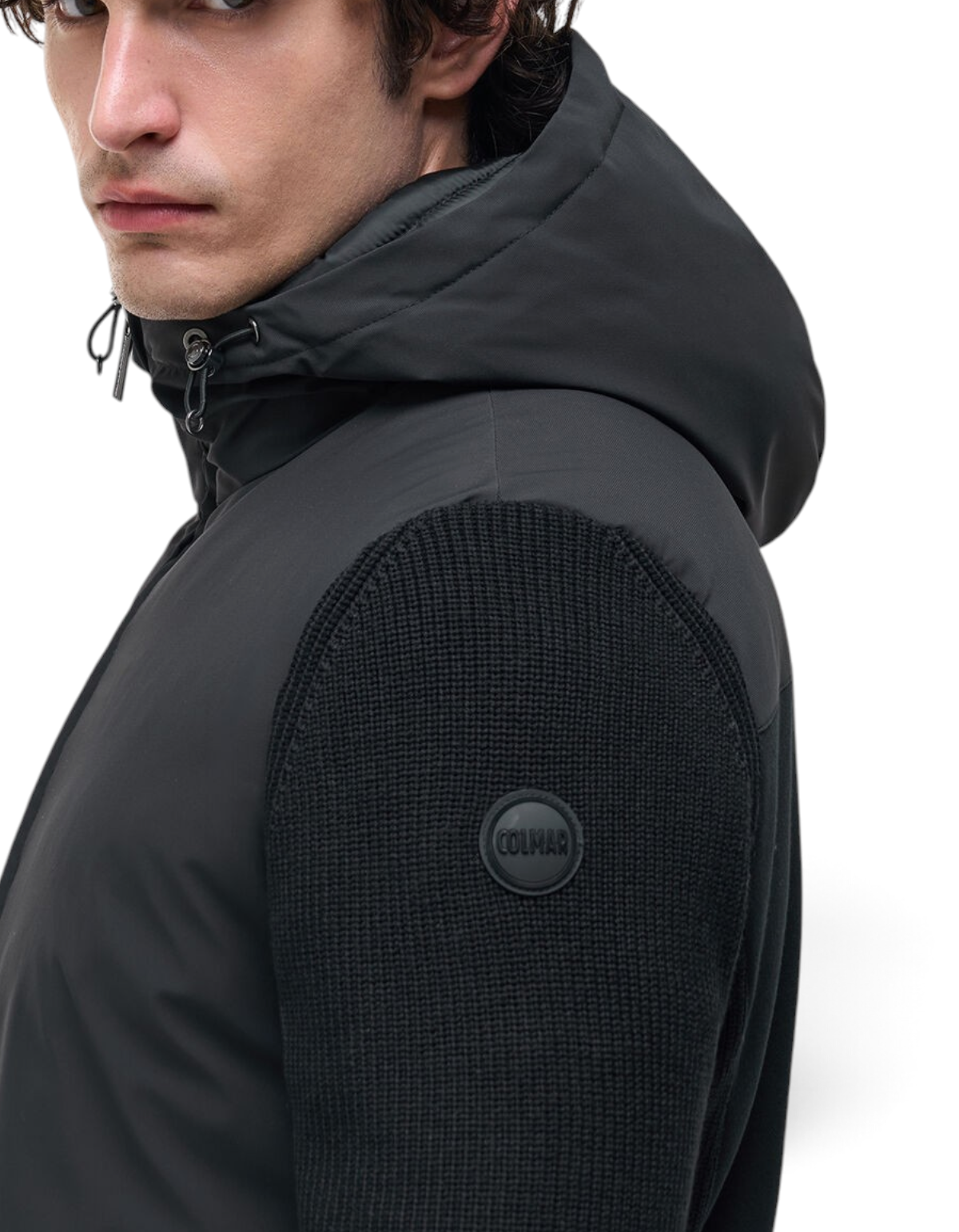 Colmar Originals Giacca ibrida nero, vista laterale