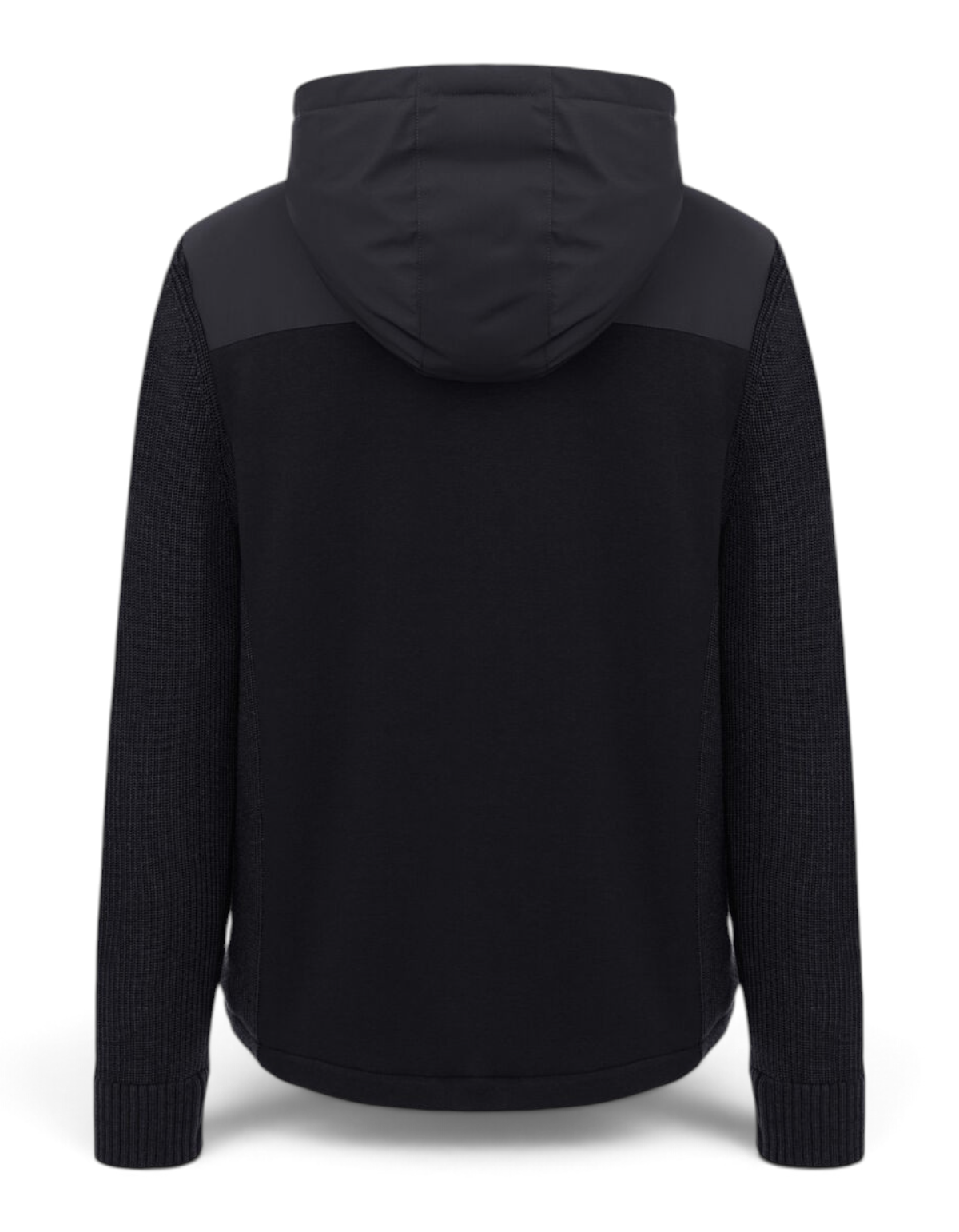 Colmar Originals Giacca ibrida nero, indossato, vista laterale