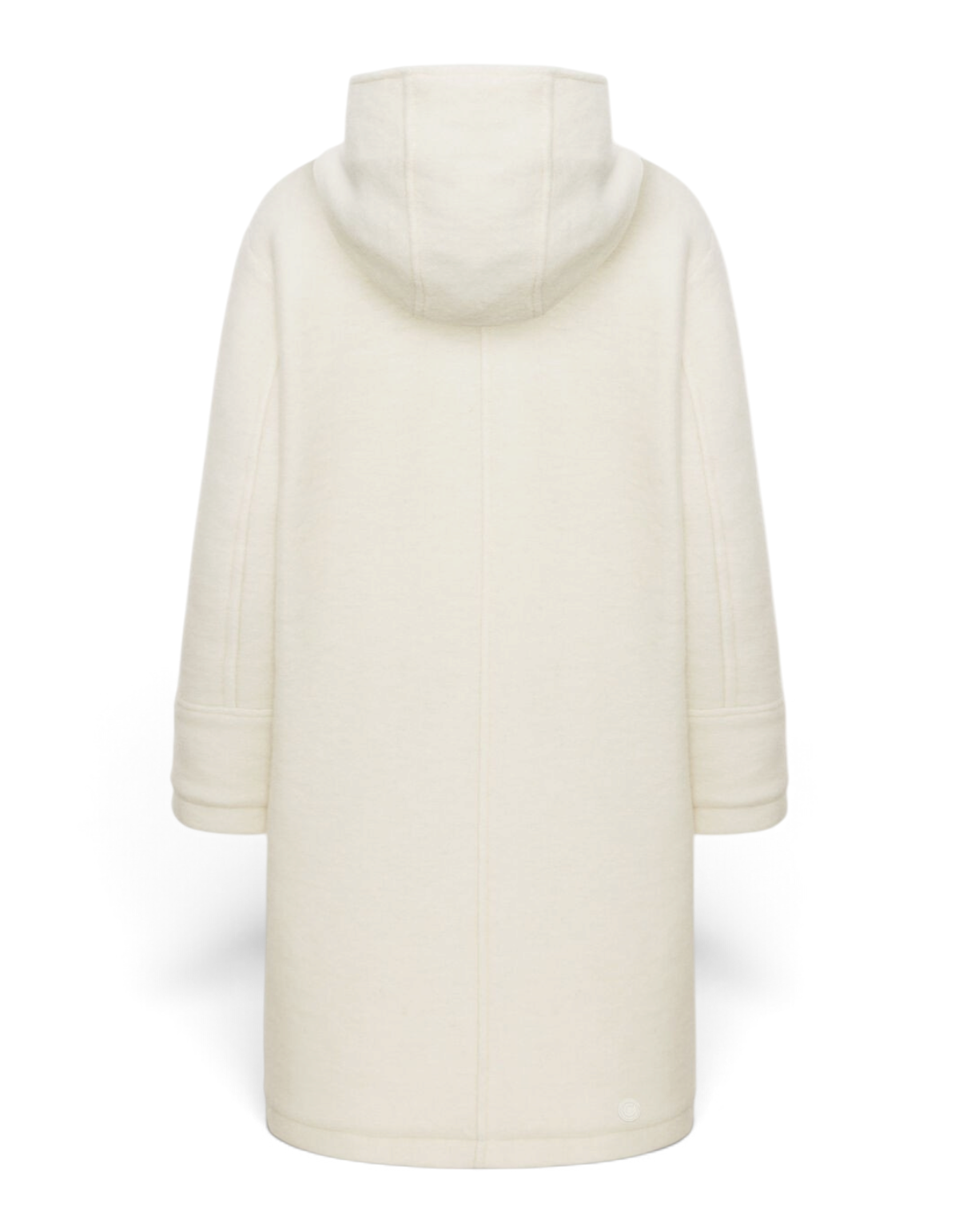 Colmar Originals Cappotto lungo in ovatta bianco tofu, indossato, vista laterale