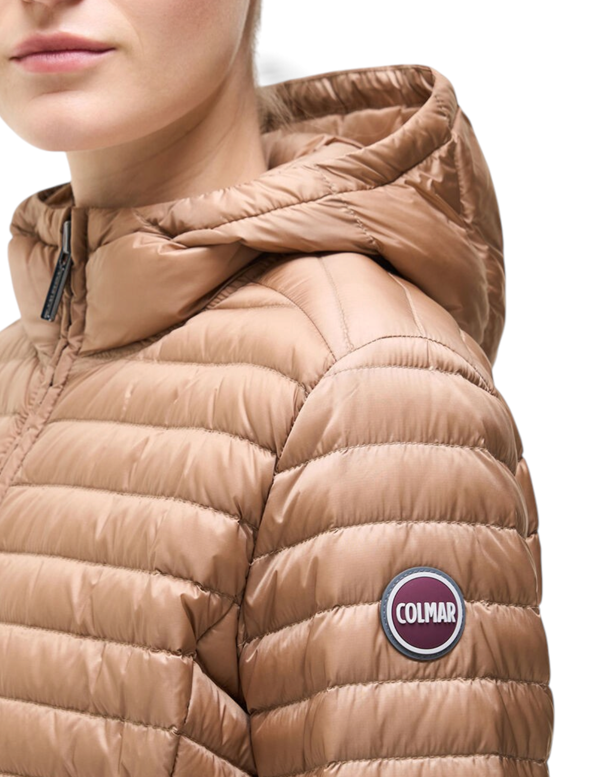 Colmar Originals Piumino leggero con cappuccio beige Marrakech, vista laterale