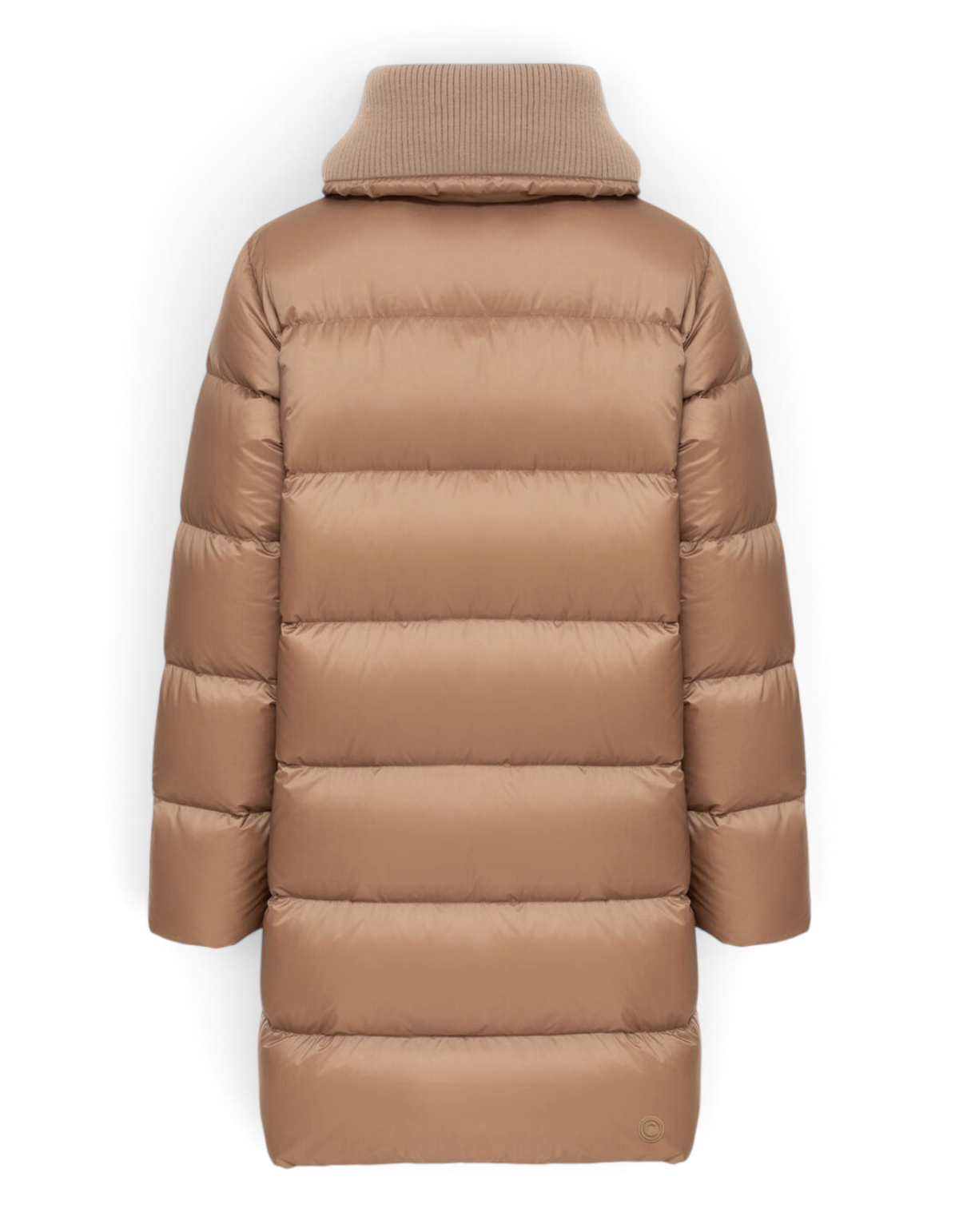 Colmar Originals Piumino lungo con collo ampio beige Marrakech, indossato, vista laterale