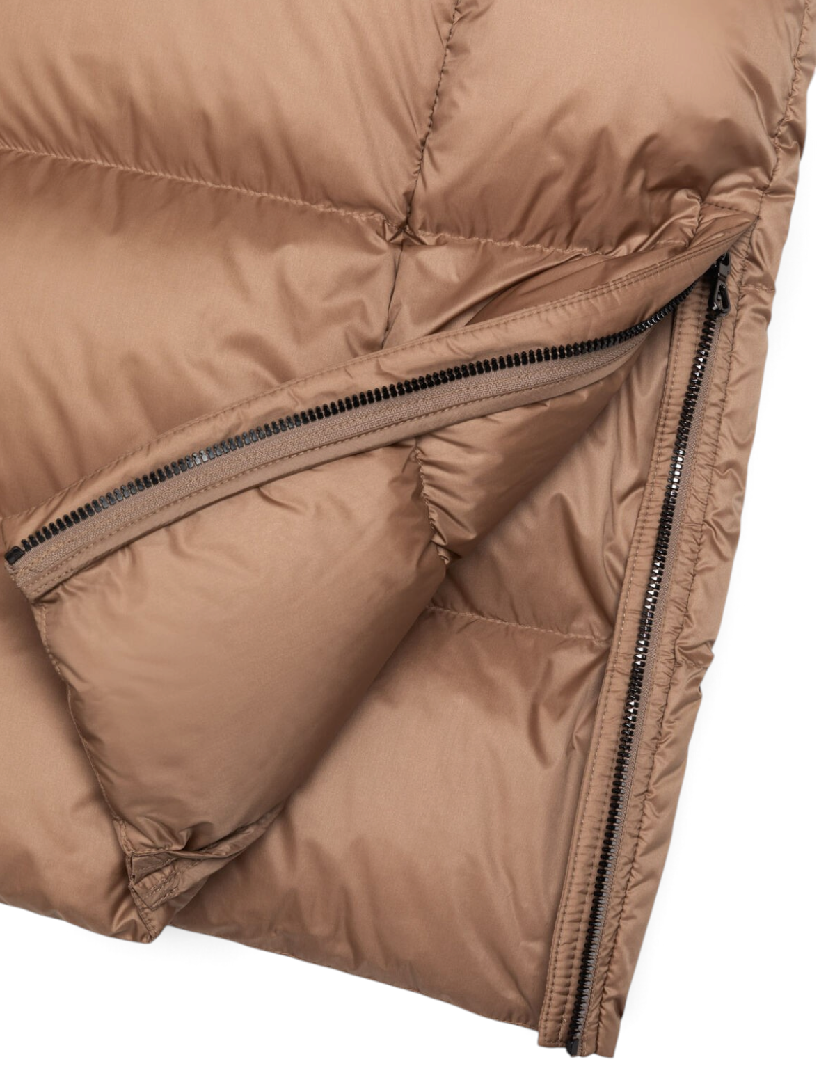 Colmar Originals Piumino lungo con collo ampio beige Marrakech, indossato, vista posteriore