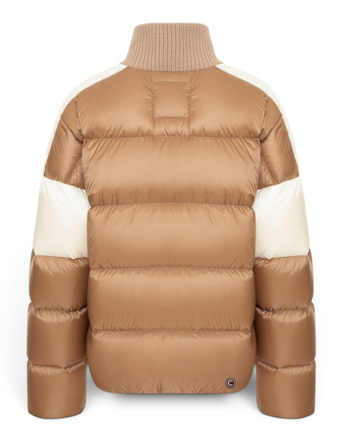 Colmar Originals Piumino Heritage puffy beige Marrakech, indossato, vista laterale