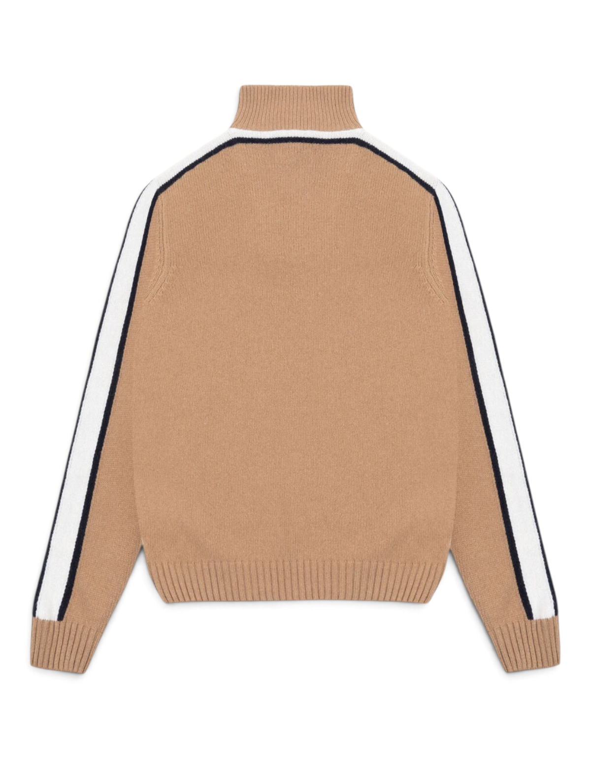 Colmar Originals Pullover mezza zip Heritage beige Marrakech, indossato, vista laterale