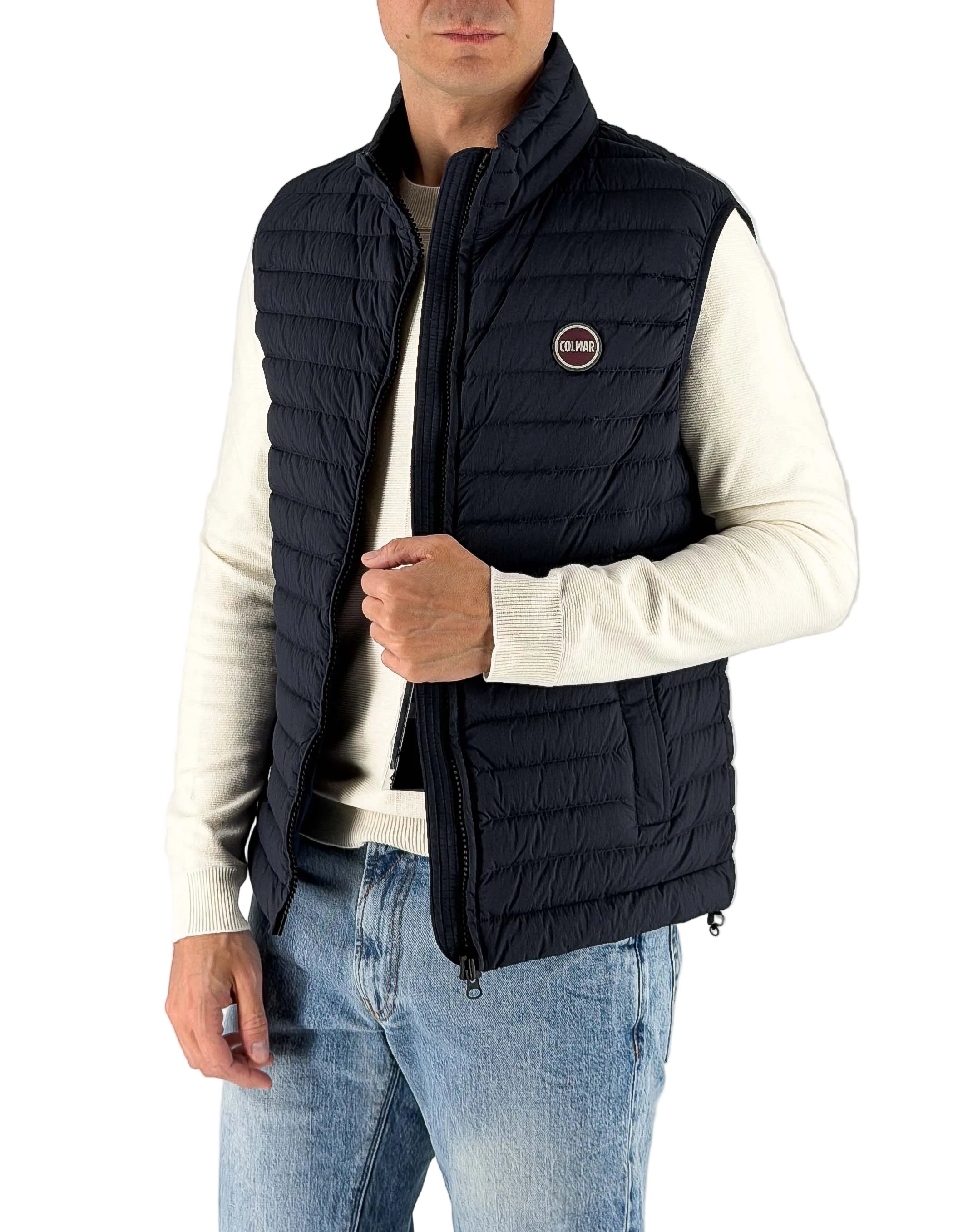 Colmar Originals Gilet 100gr Uomo, Dark Blue – vista principale – Master SKU COL_IN251248_4ZP_68