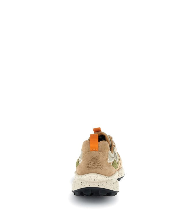 Sneaker Yamano 3 Uni Cow Velour Beige-Cognac-Brown - Immagine 2