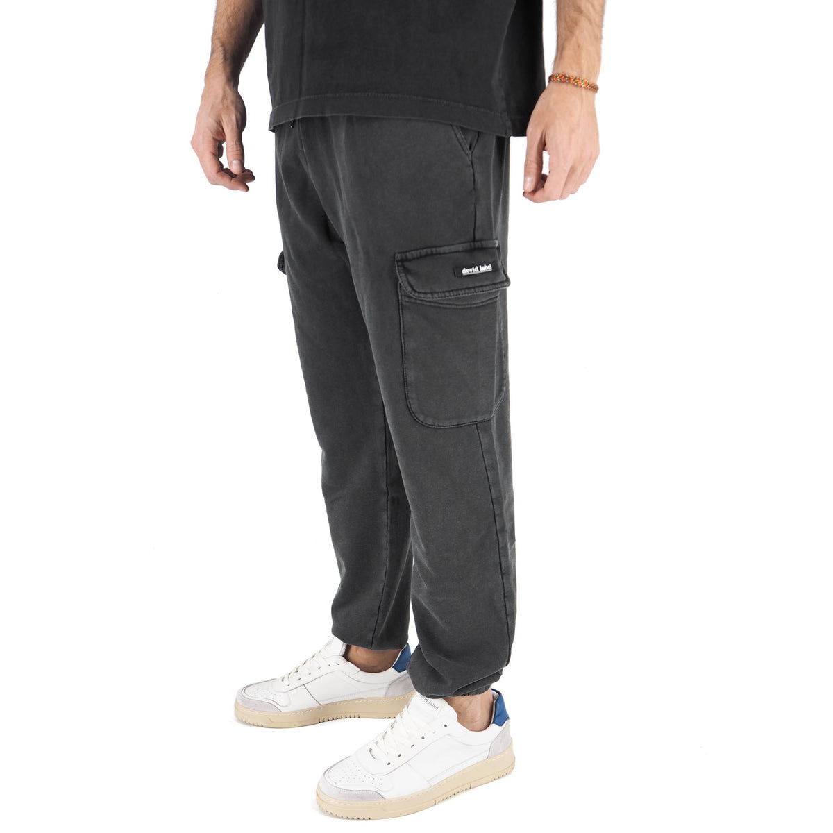 Devid Label Aberdeen - Pantalone in Felpa - Comfort, Nero – dettaglio prodotto 8 – Master SKU DL_ABERDEEN NERO