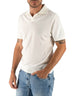 Devid Label Alassio - Polo in Maglia - Cotone Premium, Panna – vista principale – Master SKU DL_ALASSIO MT25110 PANNA