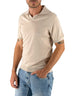 Devid Label Alassio - Polo in Maglia - Cotone Premium, Sabbia – vista principale – Master SKU DL_ALASSIO MT25110 SABBIA
