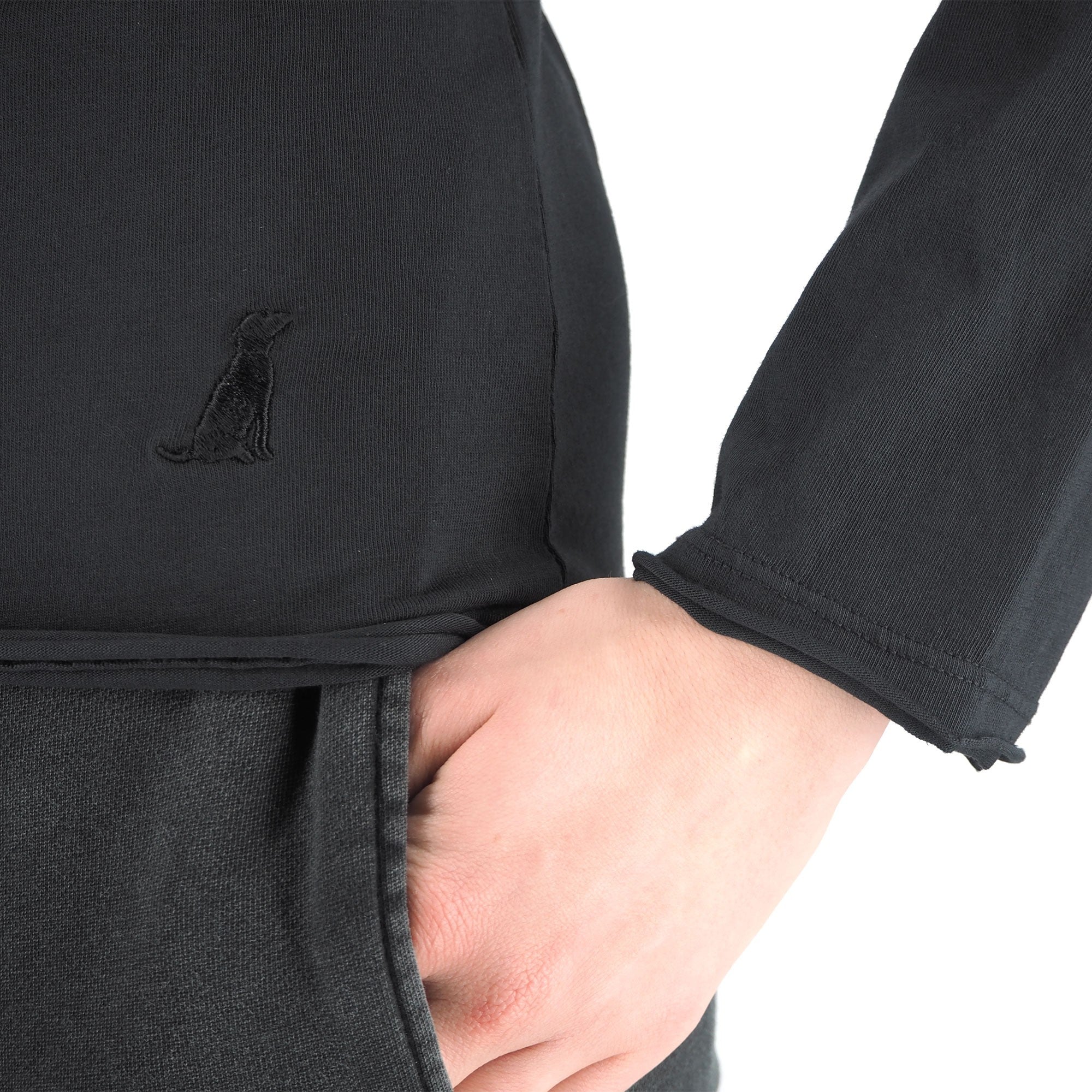 Devid Label Alicante - T-shirt Manica Lunga - Essential, Nero – dettaglio prodotto 4 – Master SKU DL_ALICANTE NERO