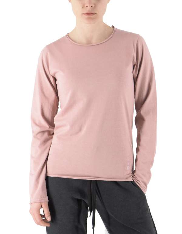 Devid Label Alicante - T-shirt Manica Lunga - Essential, Rosa – vista principale – Master SKU DL_ALICANTE ROSA ANTICO