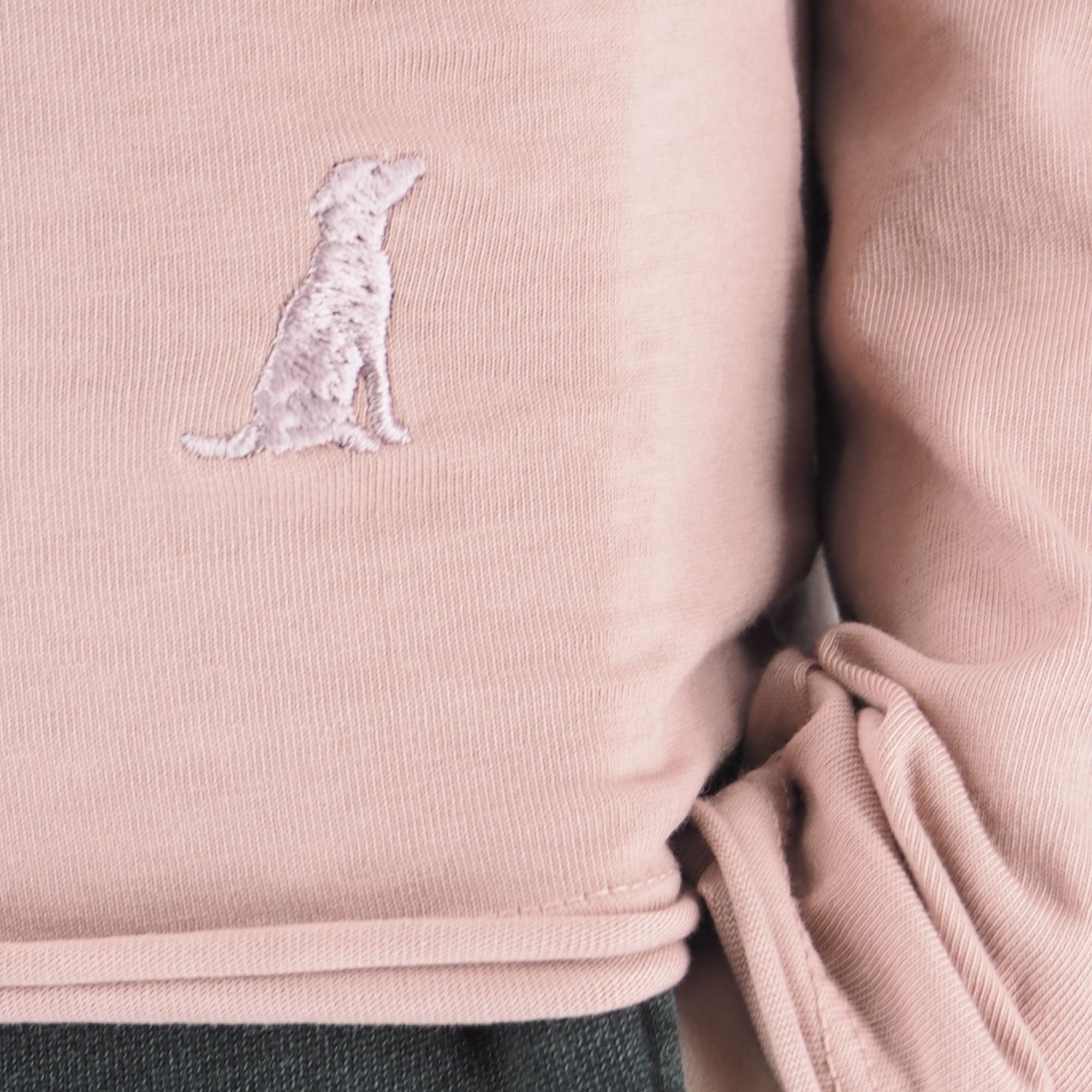 Devid Label Alicante - T-shirt Manica Lunga - Essential, Rosa – dettaglio prodotto 2 – Master SKU DL_ALICANTE ROSA ANTICO