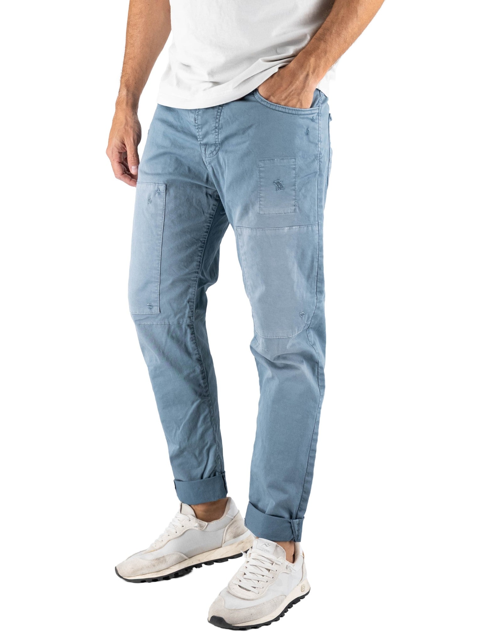 Devid Label Belfast - Pantalone Carpenter - Vintage – vista principale – Master SKU DL_CARPENTER_ESS1081_CARTA_DA_ZUCCHERO