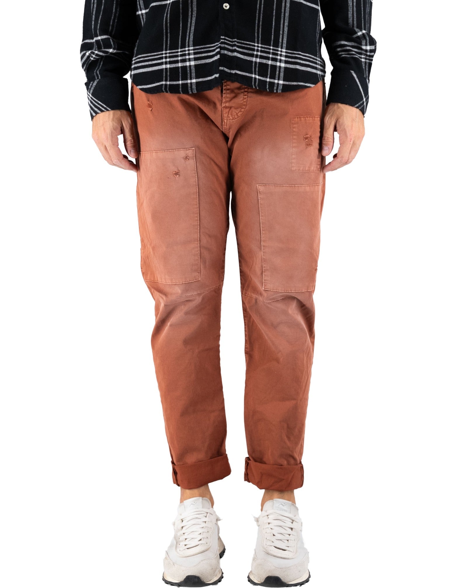 Devid Label Belfast - Pantalone Carpenter - Vintage – dettaglio prodotto 3 – Master SKU DL_CARPENTER_ESS1081_MATTONE