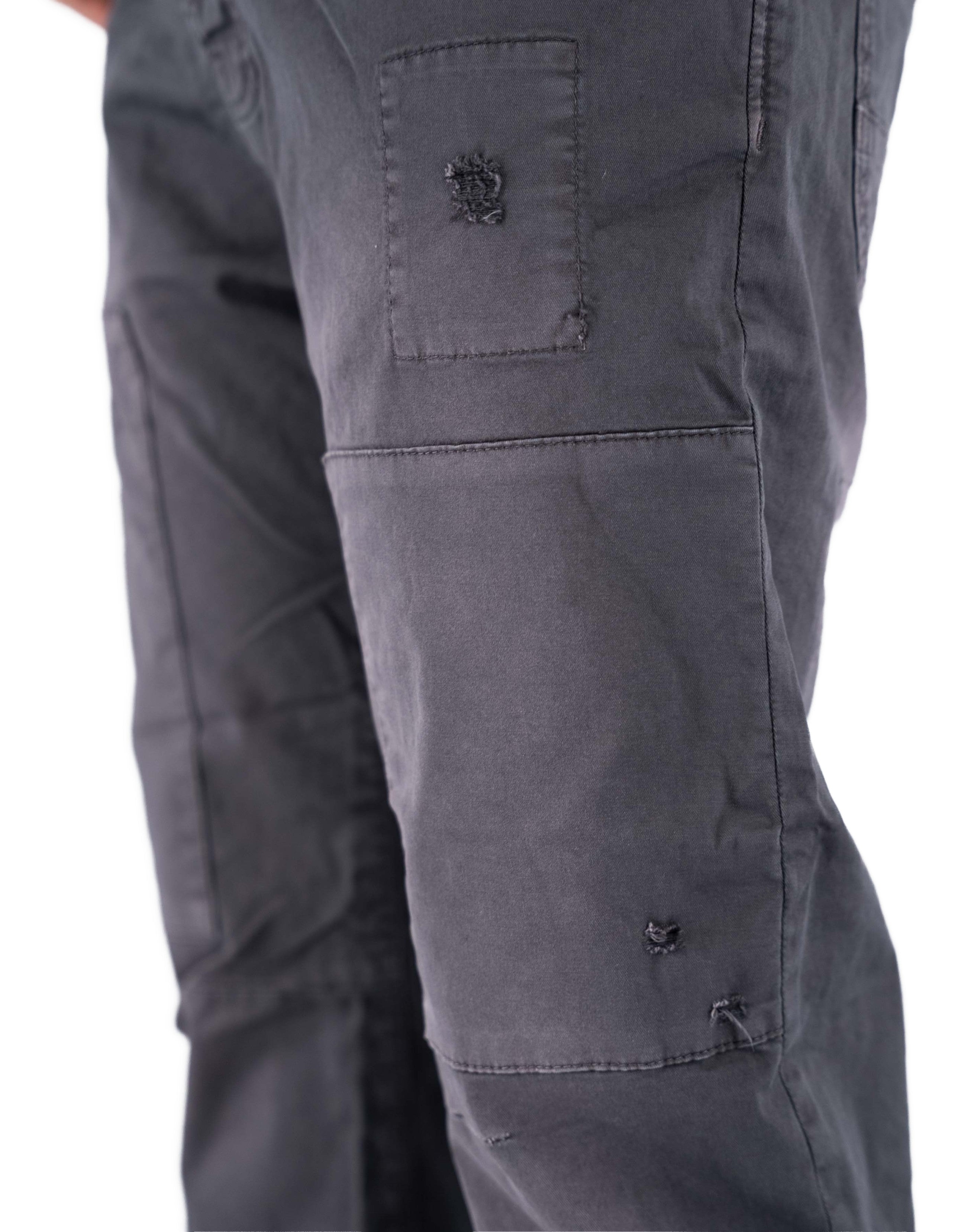 Devid Label Belfast - Pantalone Carpenter - Vintage, Grigio – dettaglio prodotto 2 – Master SKU DL_CARPENTER_ESS1081_GRIGIO_SCURO