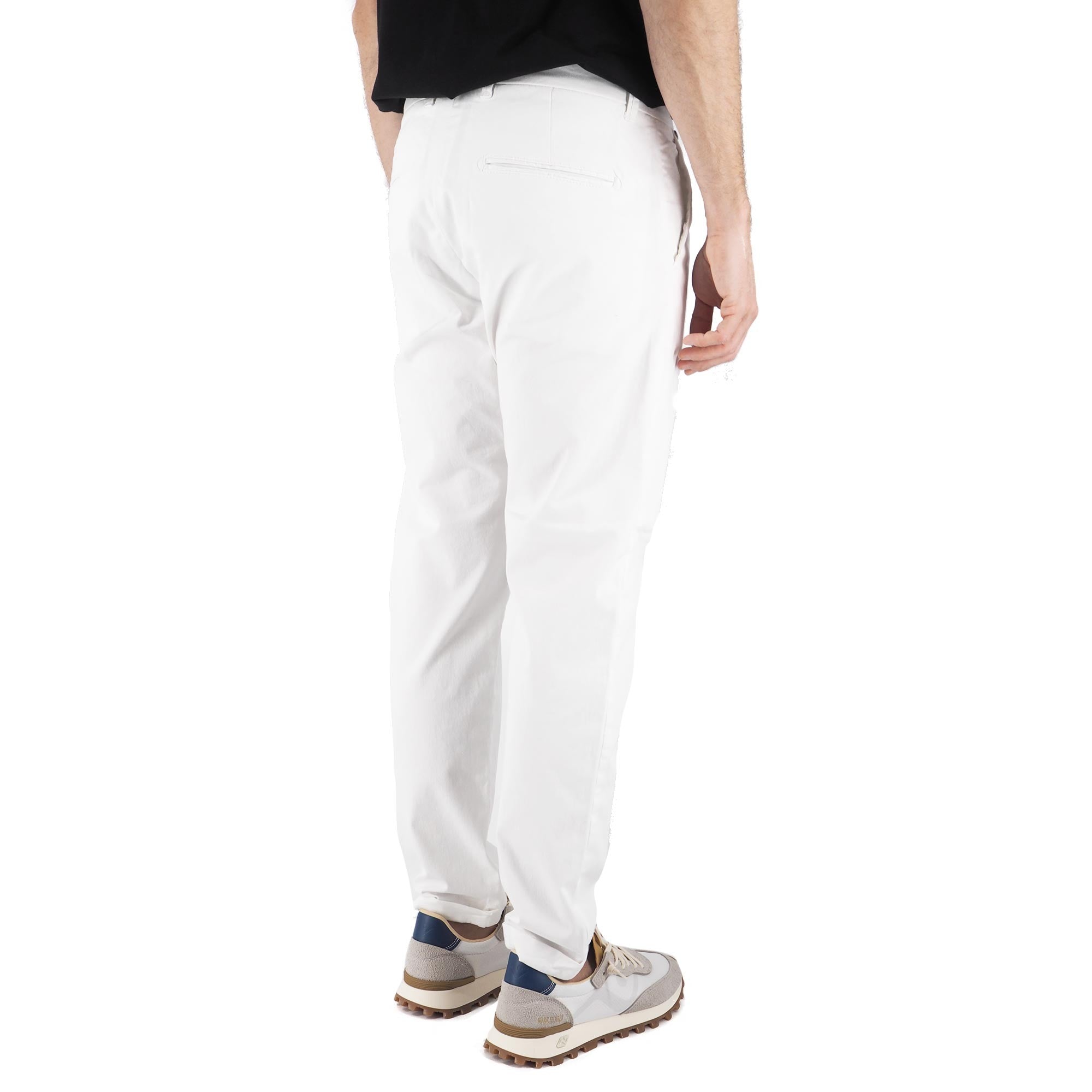 Devid Label Brighton - Pantalone Chino - Capri, Bianco – dettaglio prodotto 8 – Master SKU DL_CHINO ESS1030 BIANCO