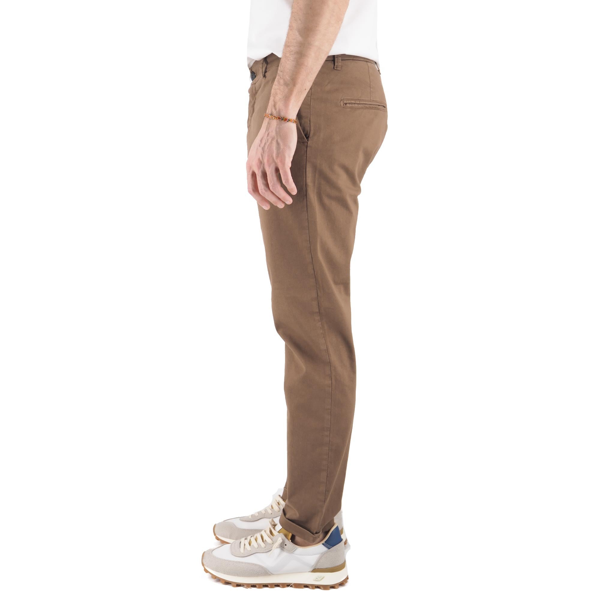 Devid Label Brighton - Pantalone Chino - Capri – dettaglio prodotto 3 – Master SKU DL_CHINO ESS1030 TABACCO