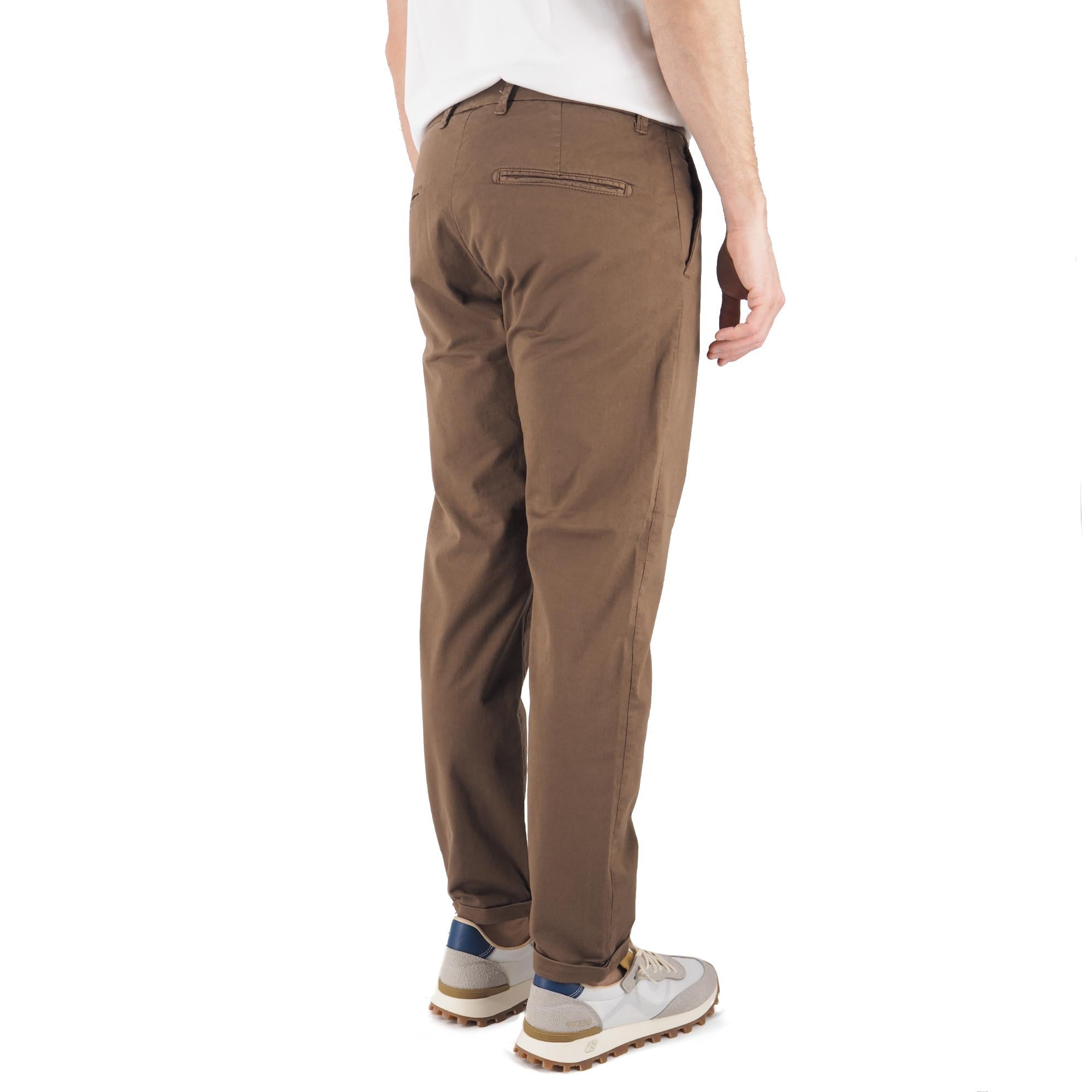 Devid Label Brighton - Pantalone Chino - Capri – dettaglio prodotto 4 – Master SKU DL_CHINO ESS1030 TABACCO