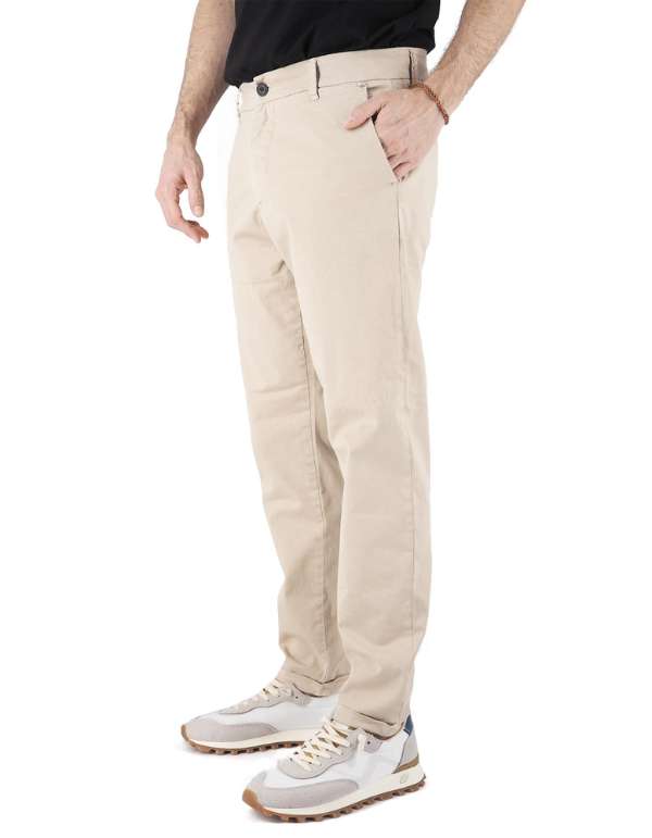 Devid Label Brighton - Pantalone Chino - Capri, Sabbia – vista principale – Master SKU DL_CHINO ESS1030 SABBIA