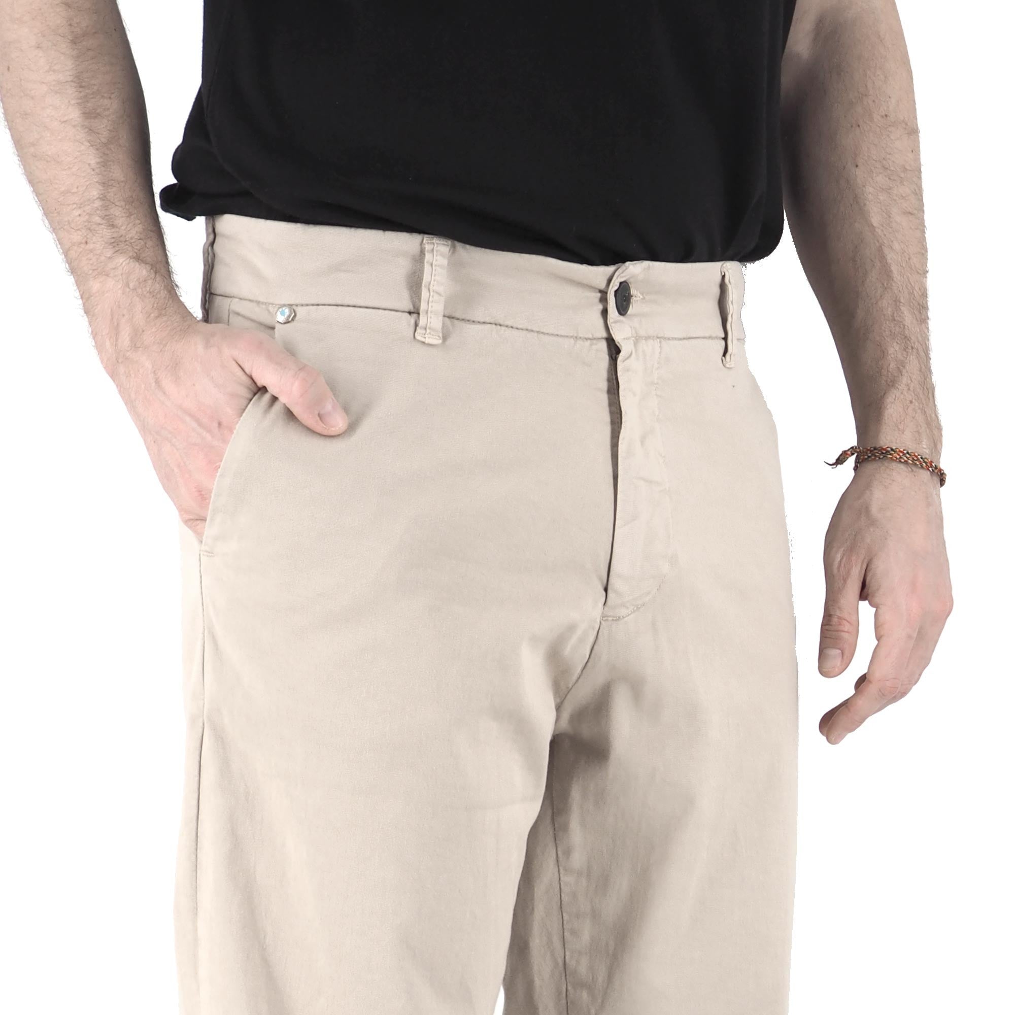 Devid Label Brighton - Pantalone Chino - Capri, Sabbia – dettaglio prodotto 3 – Master SKU DL_CHINO ESS1030 SABBIA