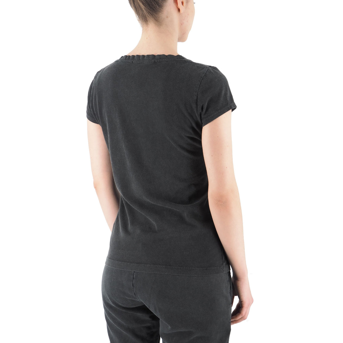 Devid Label Calais - T-shirt - Essential, Nero – dettaglio prodotto 7 – Master SKU DL_CALAIS NERO