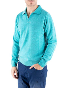 Devid Label Copenaghen - Polo in Maglia - Lana Cashmere – vista principale – Master SKU DL_DL015_22815_OTTANIO_SCURO