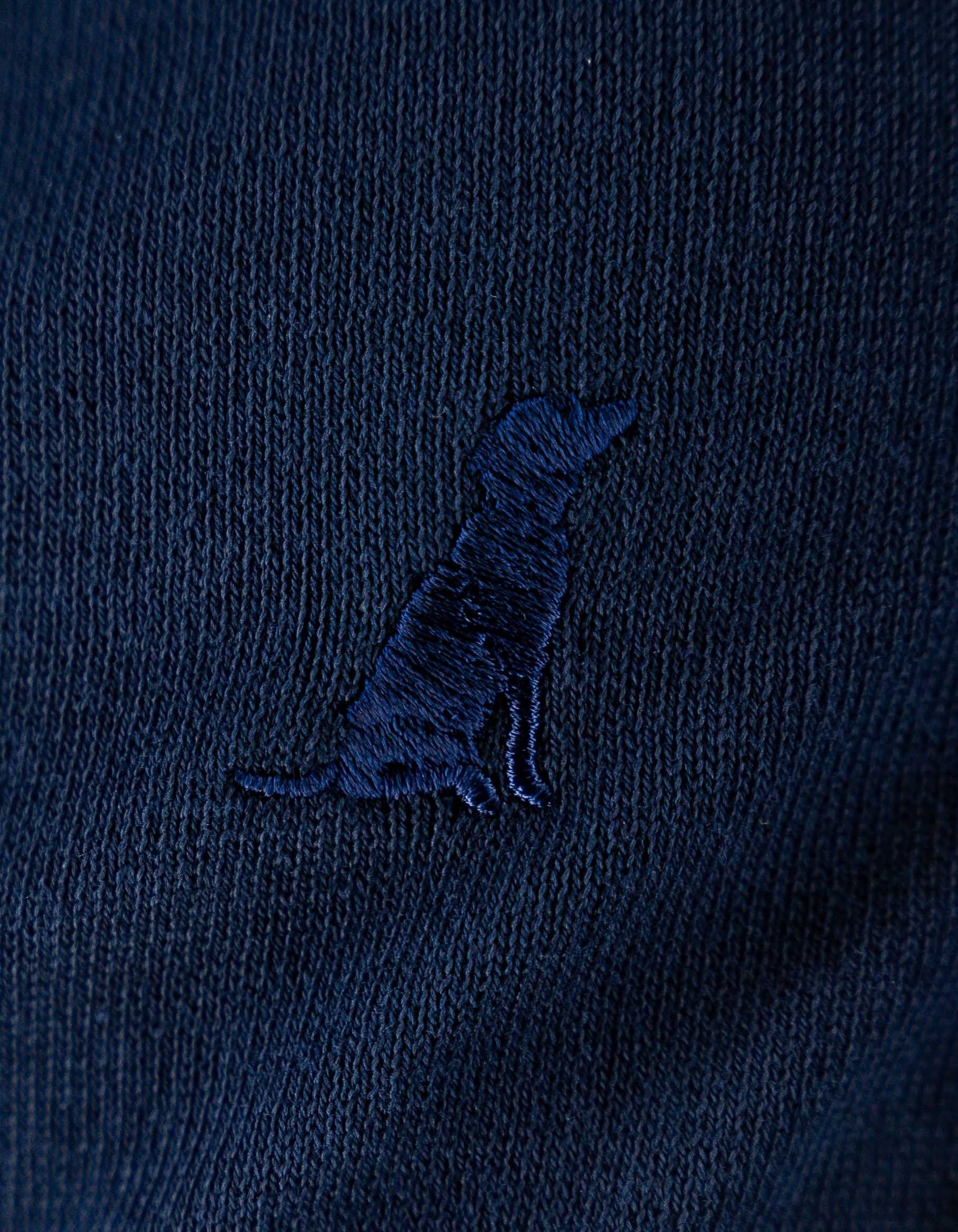 Devid Label Corniglia - Maglia Girocollo Manica Lunga - Cotone Premium, Blu Navy – dettaglio prodotto 2 – Master SKU DL_CORNIGLIA MT25122 BLUNAVY