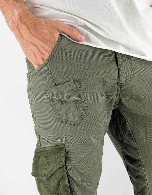 Devid Label Courmayeur - Pantalone Cargo - Essential, Verde – dettaglio prodotto 3 – Master SKU DL_COURMA INT05 VERDE