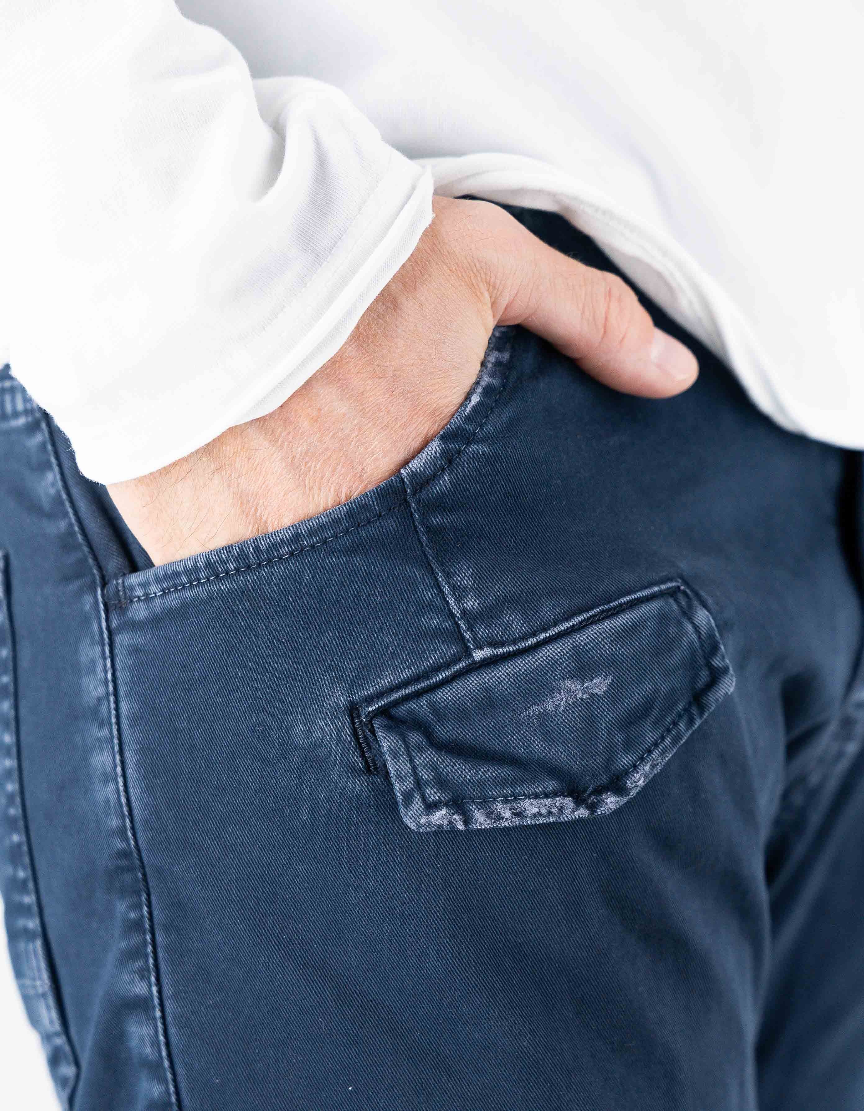 Devid Label Courmayeur - Pantalone Cargo - Strong, Blu Navy – dettaglio prodotto 3 – Master SKU DL_COURMA_STRONG_BLU_NAVY