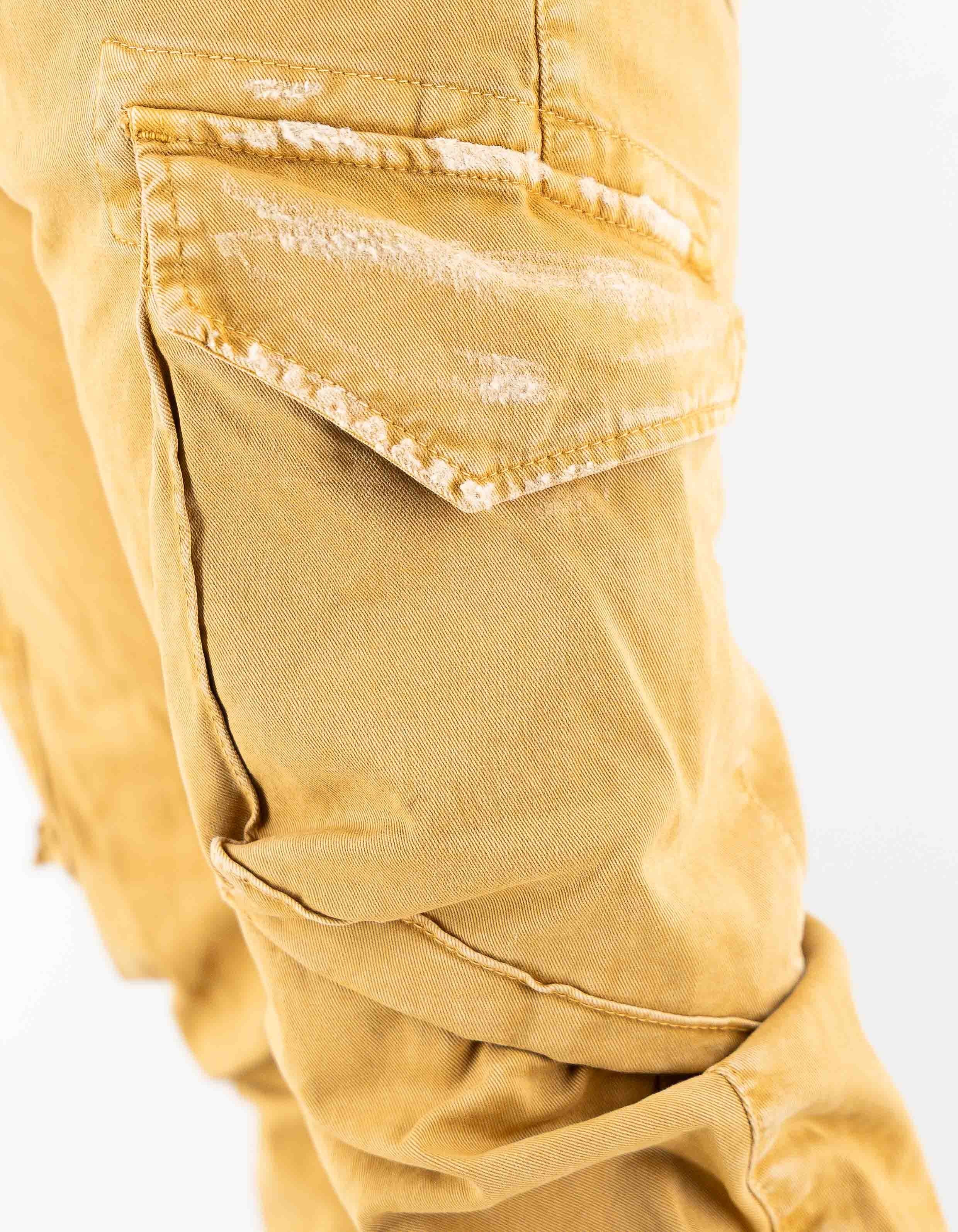 Devid Label Courmayeur - Pantalone Cargo - Strong – dettaglio prodotto 2 – Master SKU DL_COURMA_STRONG_SENAPE