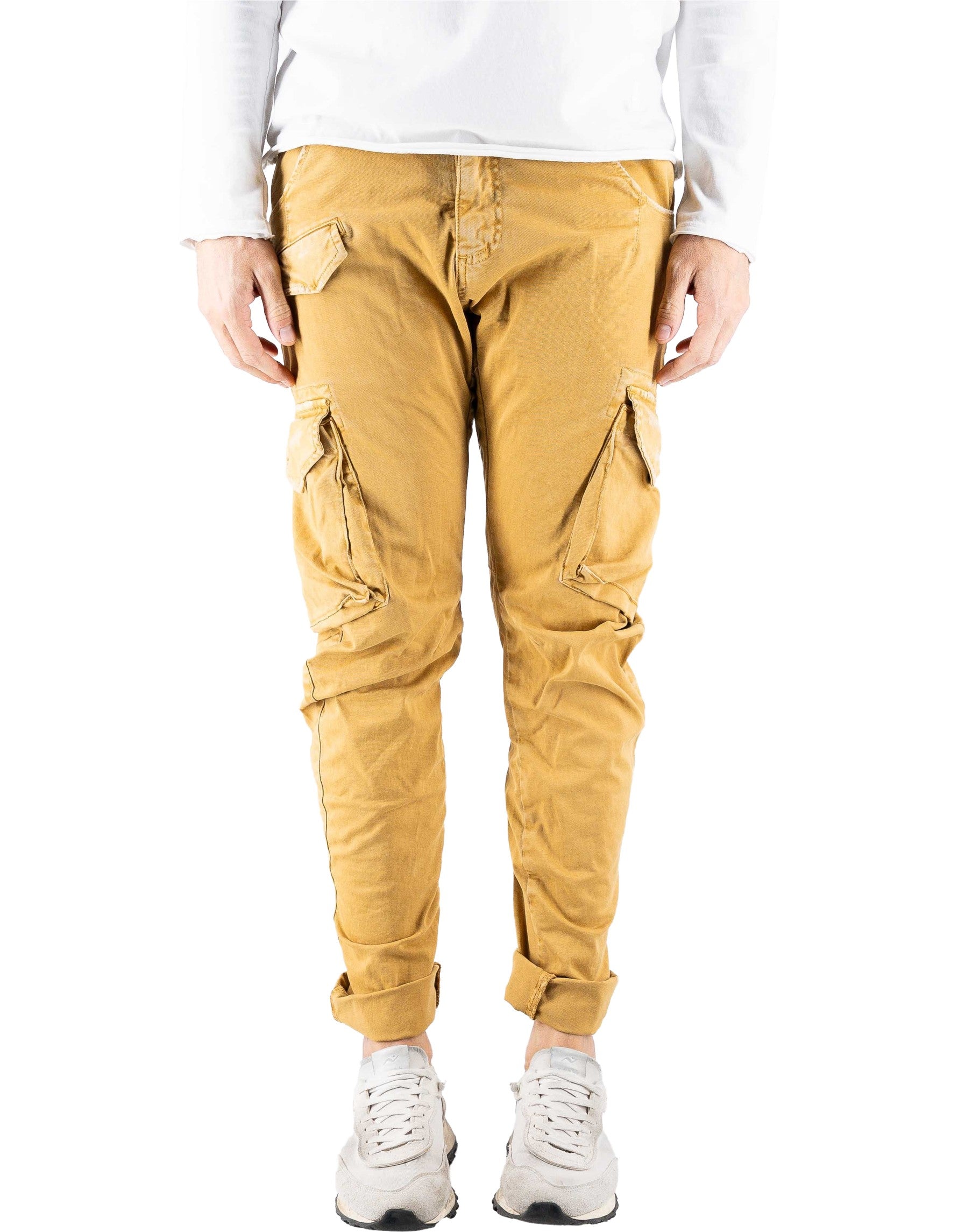 Devid Label Courmayeur - Pantalone Cargo - Strong – dettaglio prodotto 4 – Master SKU DL_COURMA_STRONG_SENAPE