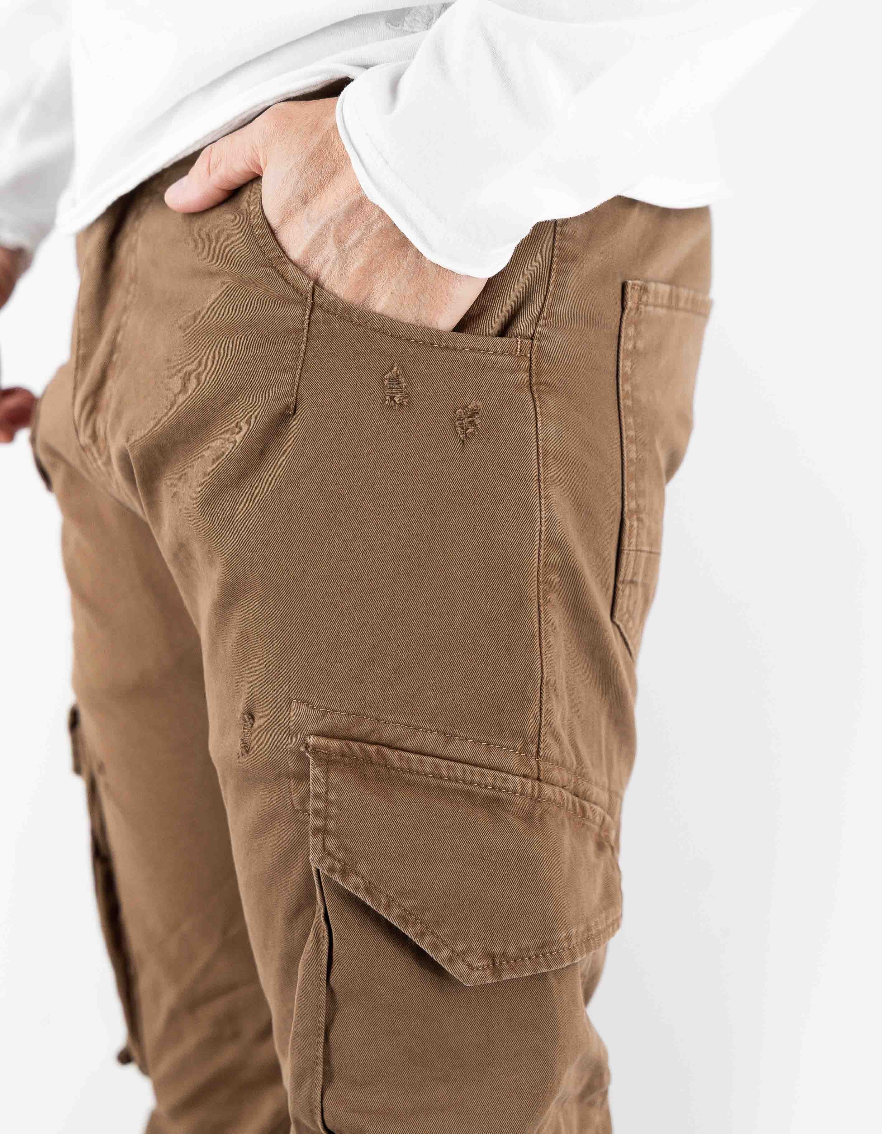 Devid Label Courmayeur - Pantalone Cargo - Strong – dettaglio prodotto 3 – Master SKU DL_COURMAYER_19304-NEWTABACCO