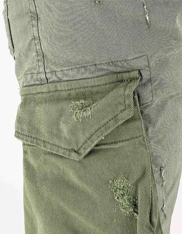 Devid Label Culebra - Bermuda Cargo - Essential, Verde – dettaglio prodotto 3 – Master SKU DL_CULEBRA ESS 2528 VERDE