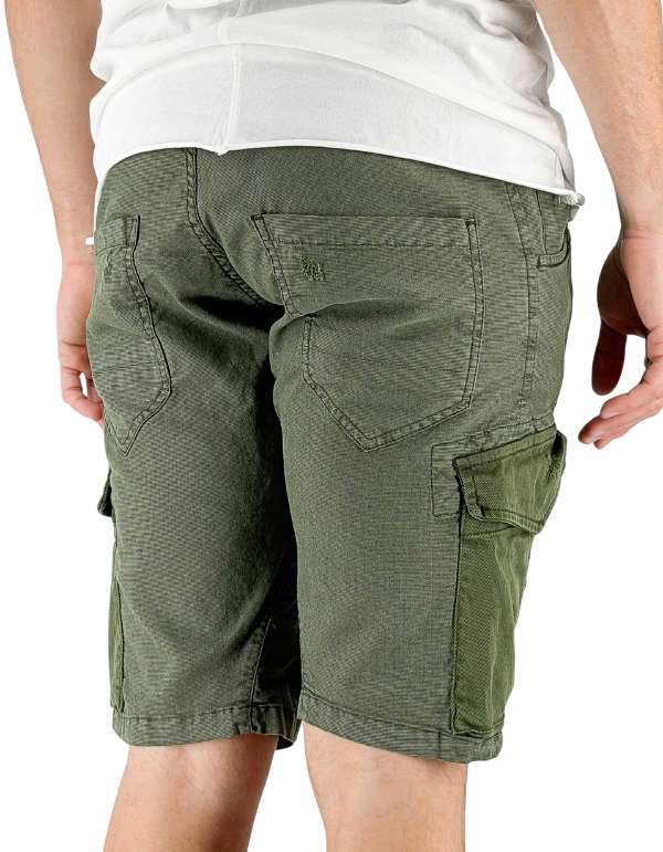 Devid Label Culebra - Bermuda Cargo - Essential, Verde – dettaglio prodotto 4 – Master SKU DL_CULEBRA ESS 2528 VERDE