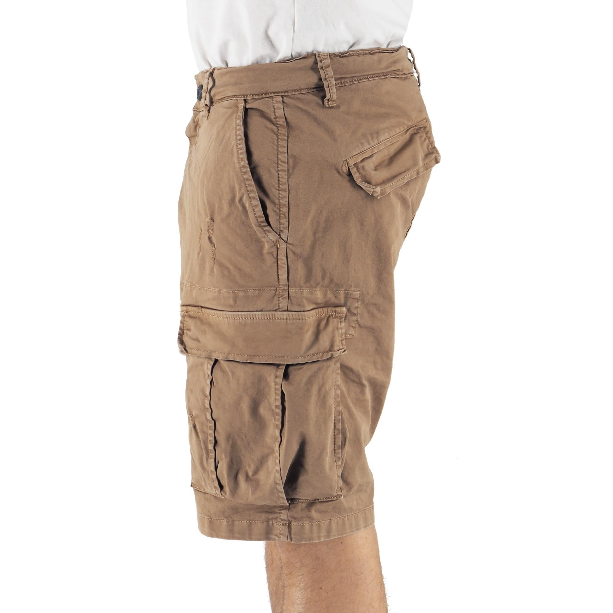 Devid Label DSQ - Bermuda Cargo - Cotone, Camel – dettaglio prodotto 4 – Master SKU DL_DSQ 13092 CAMEL